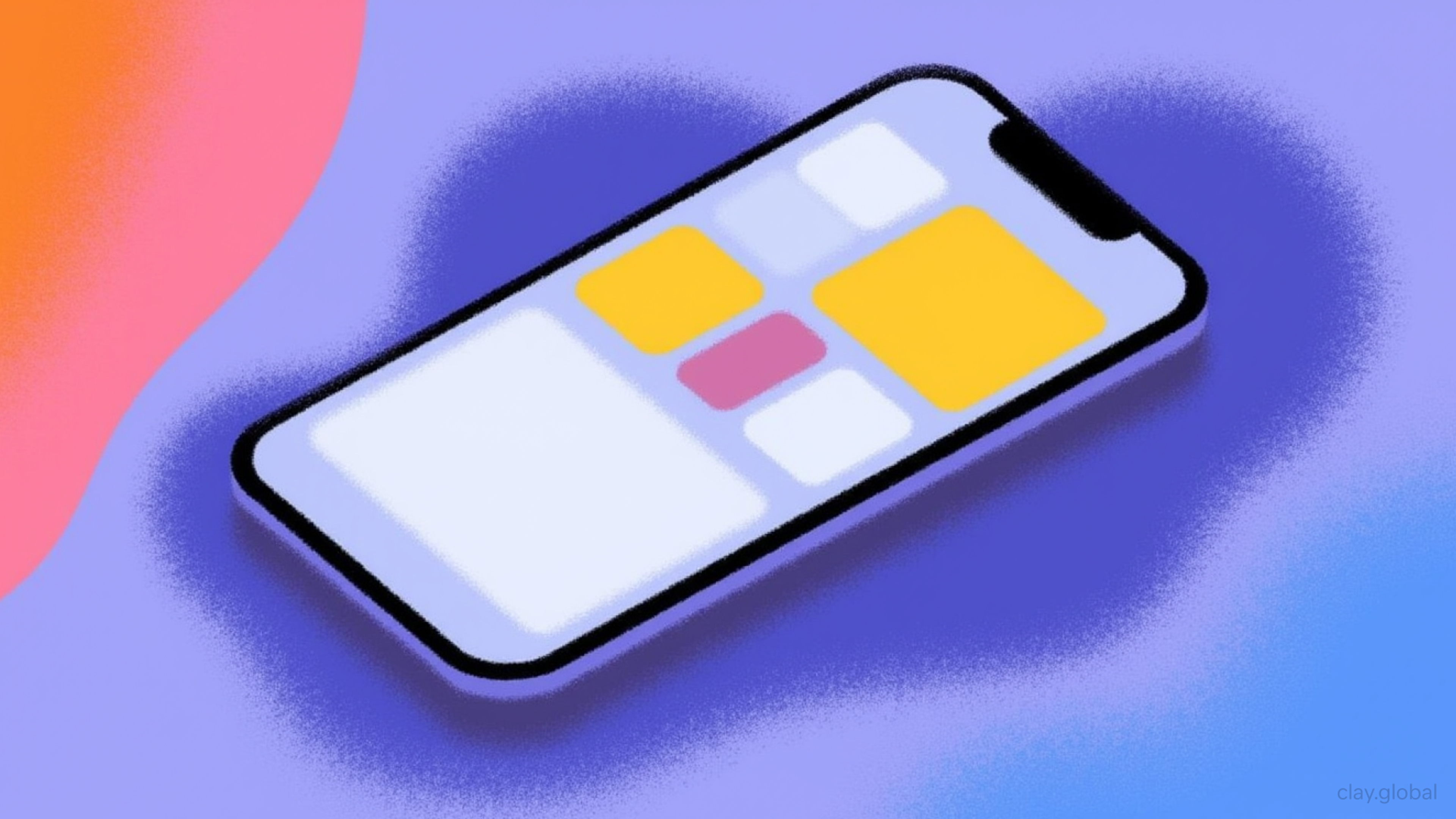 Infinite scroll on mobile graphic