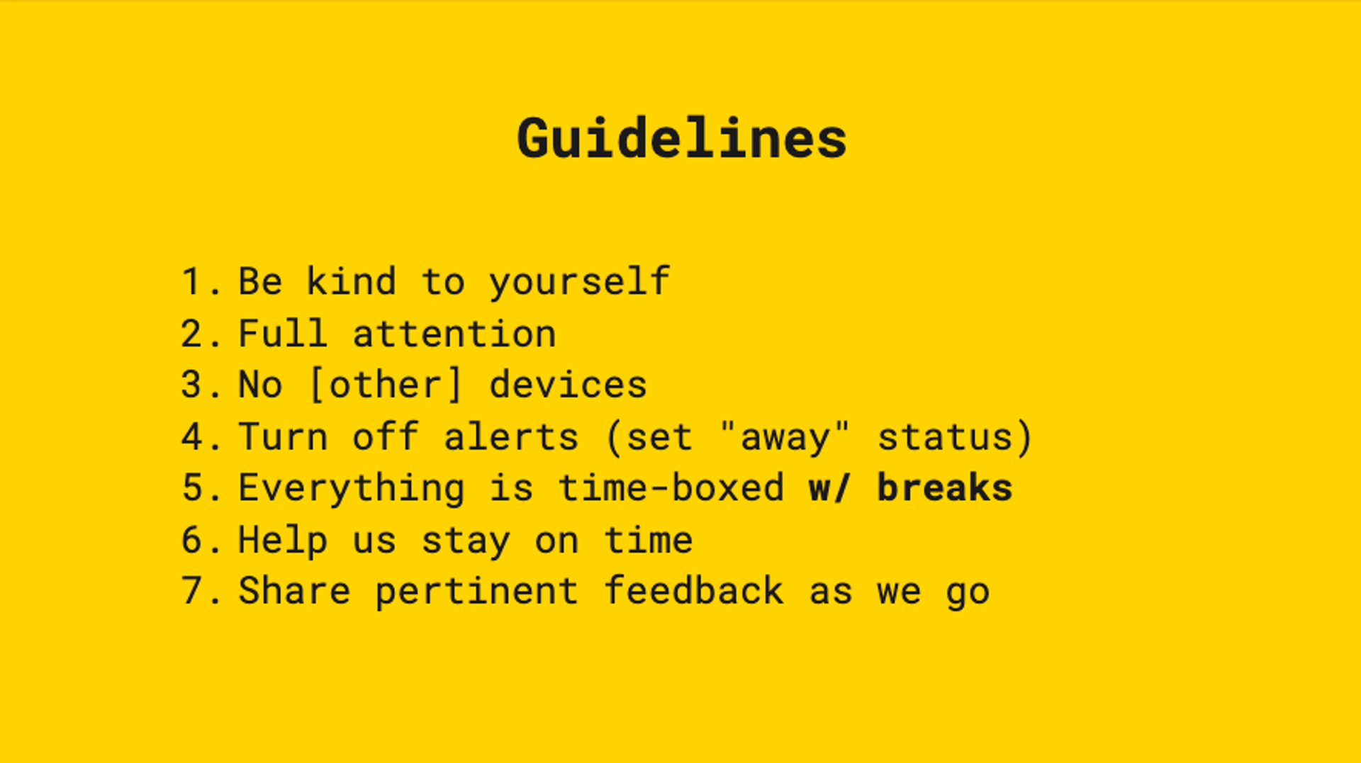 Firefox UX, Sprint Guidelines by Sharon Bautista