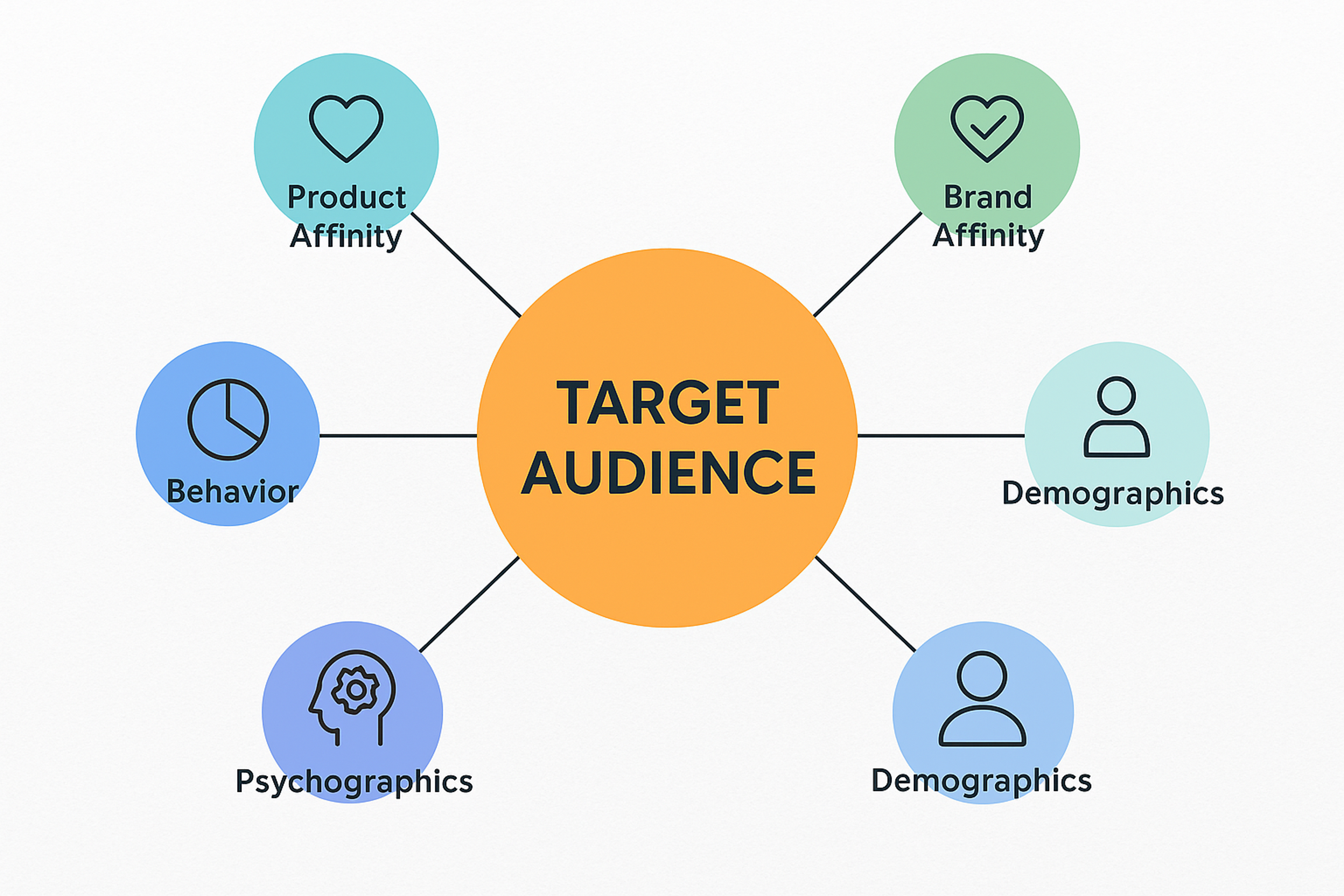 Target audience diagram