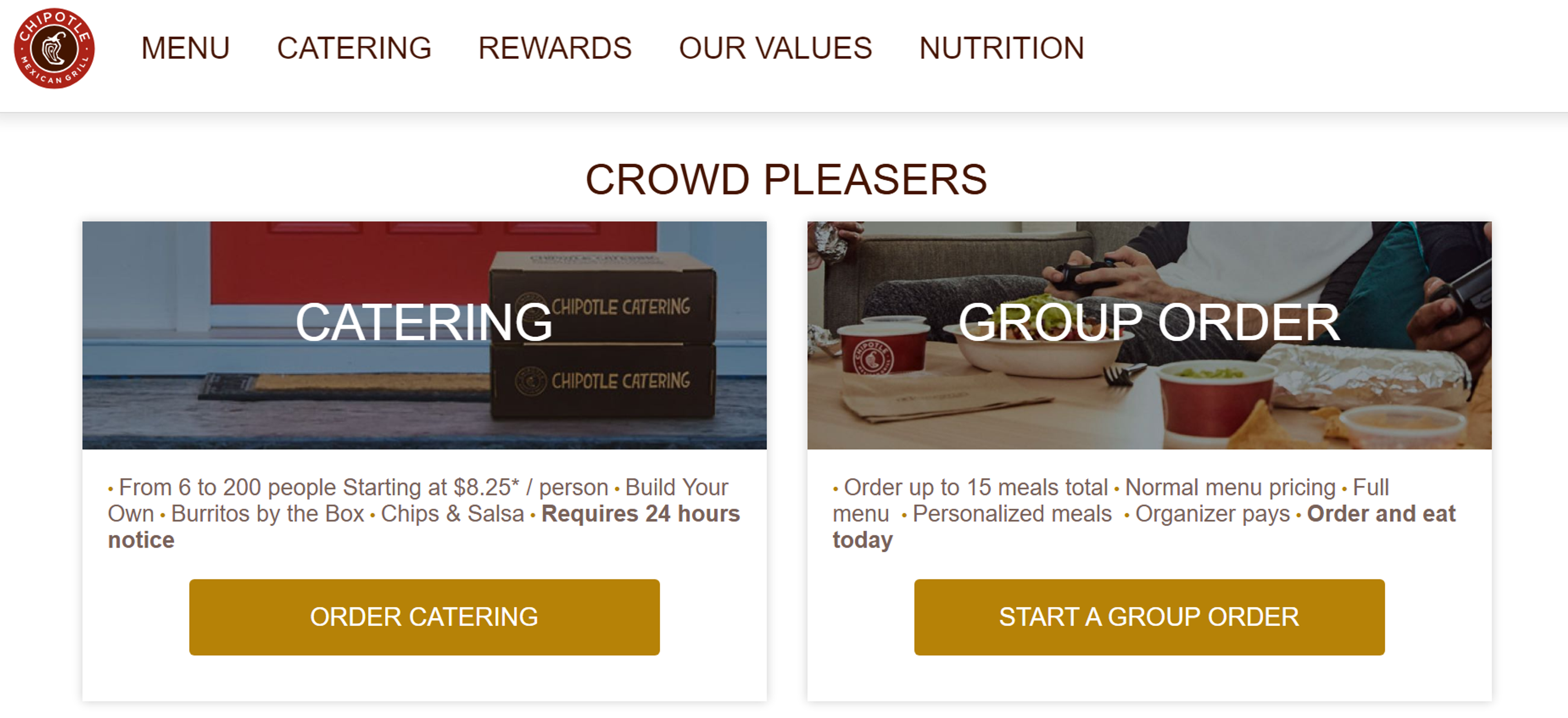 Chipotle screen