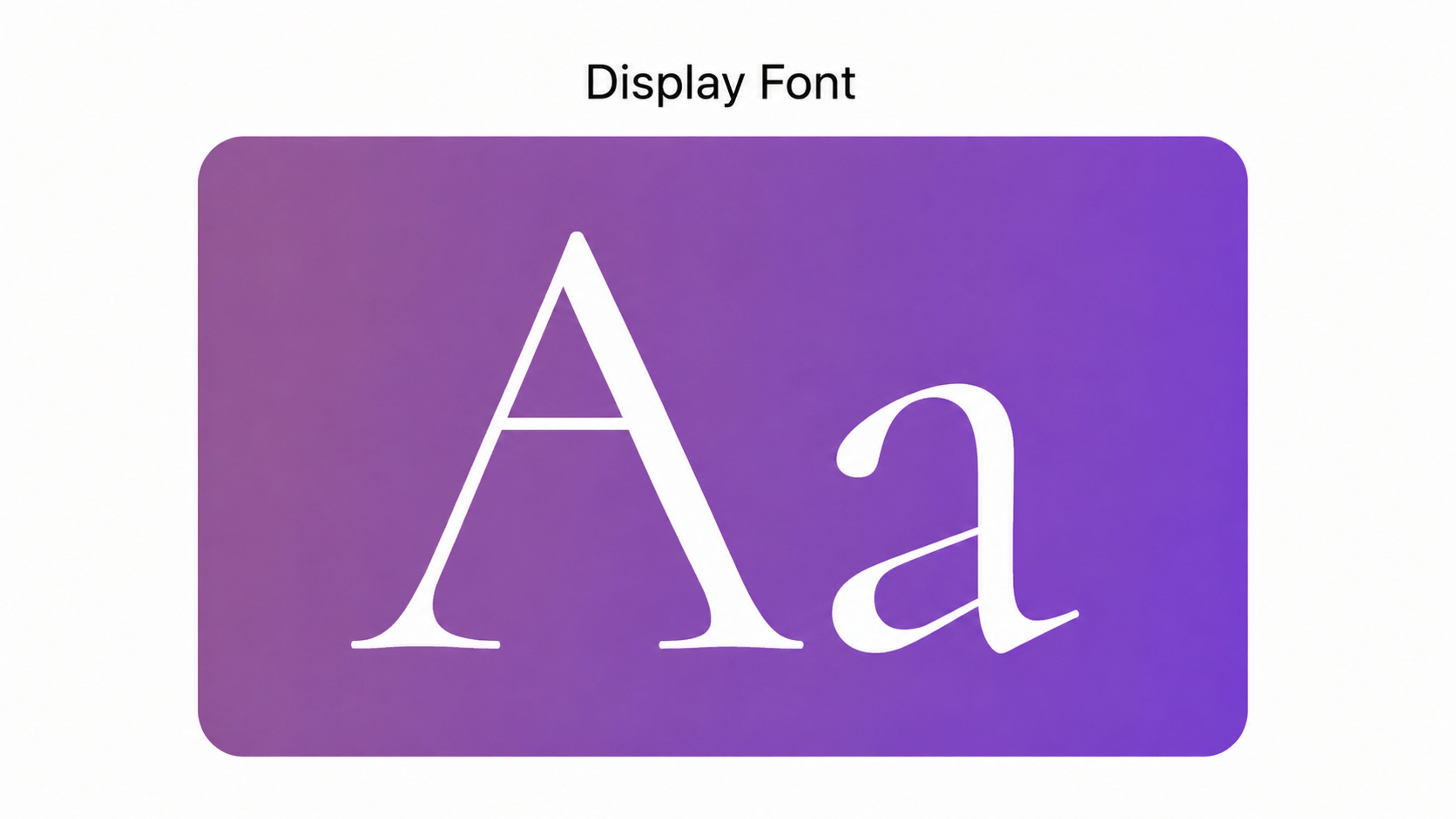 Display Font Example in Cormorant