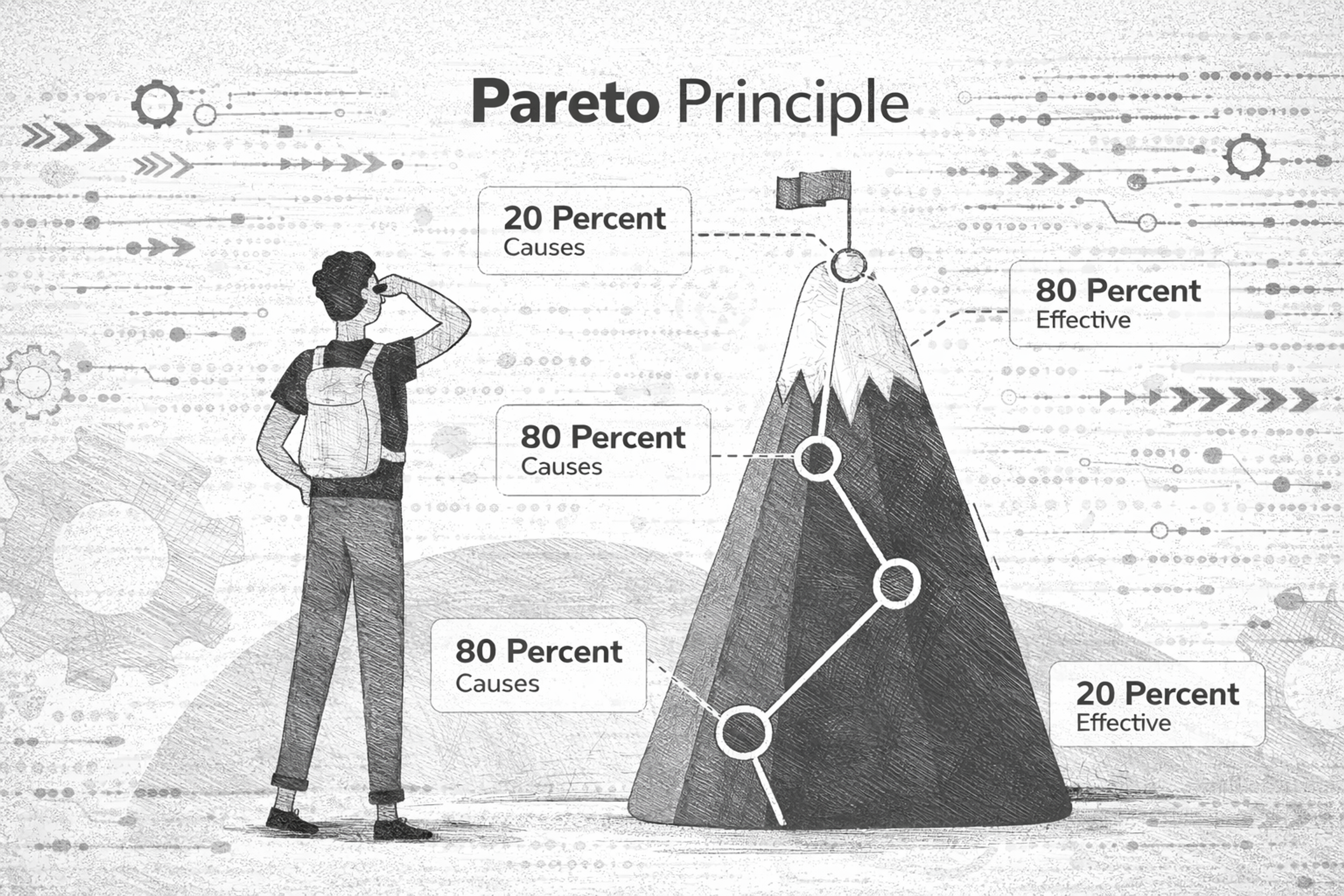 Definition of Pareto Principle given by Vilfredo Pareto