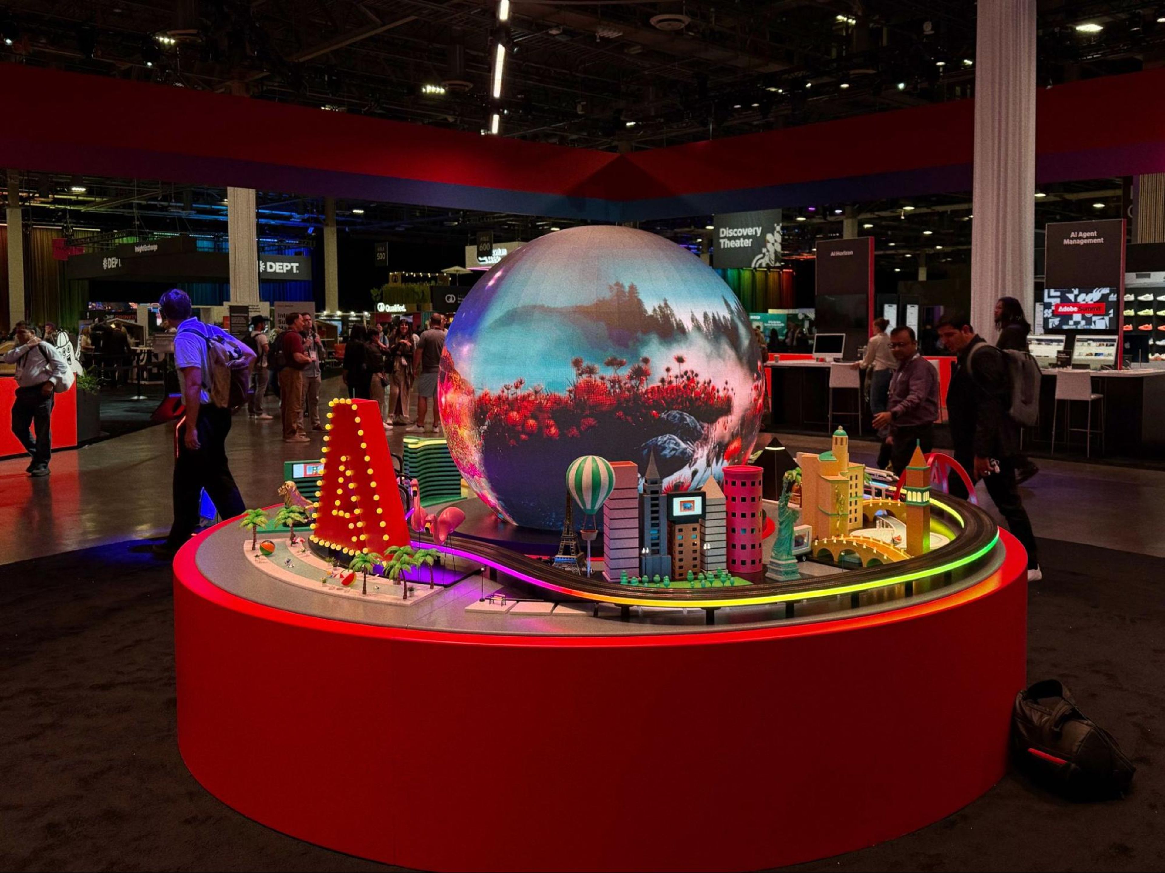 Adobe Booth at Adobe Summit