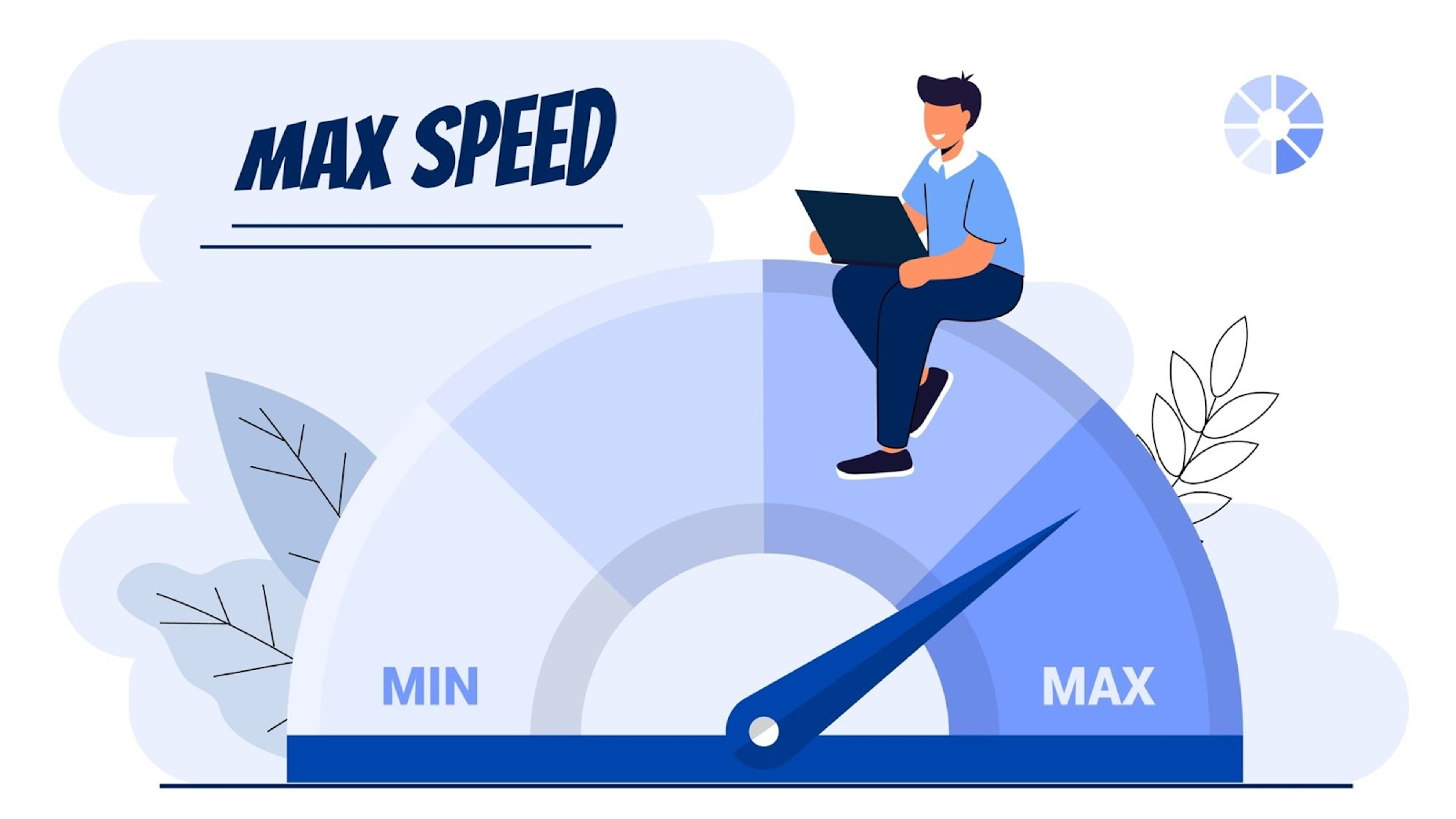 Illustration of max speed concept