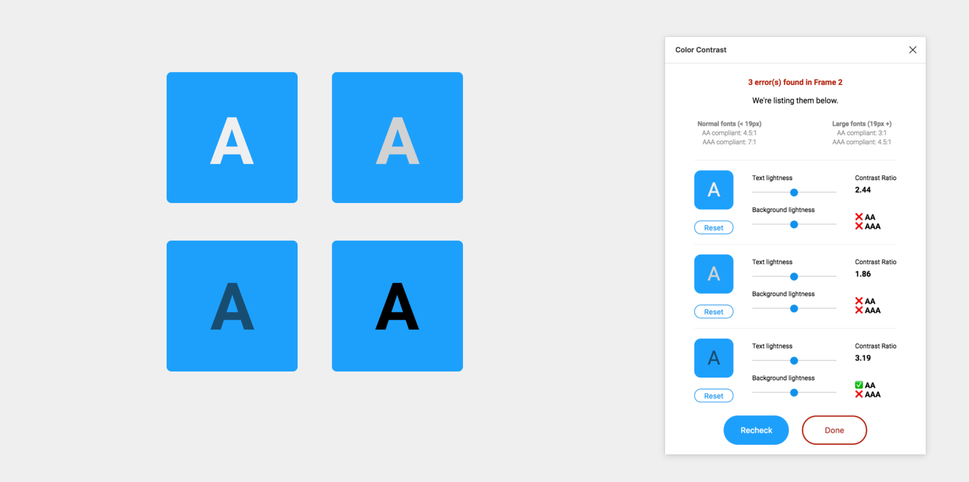 A11y Color Contrast Checker