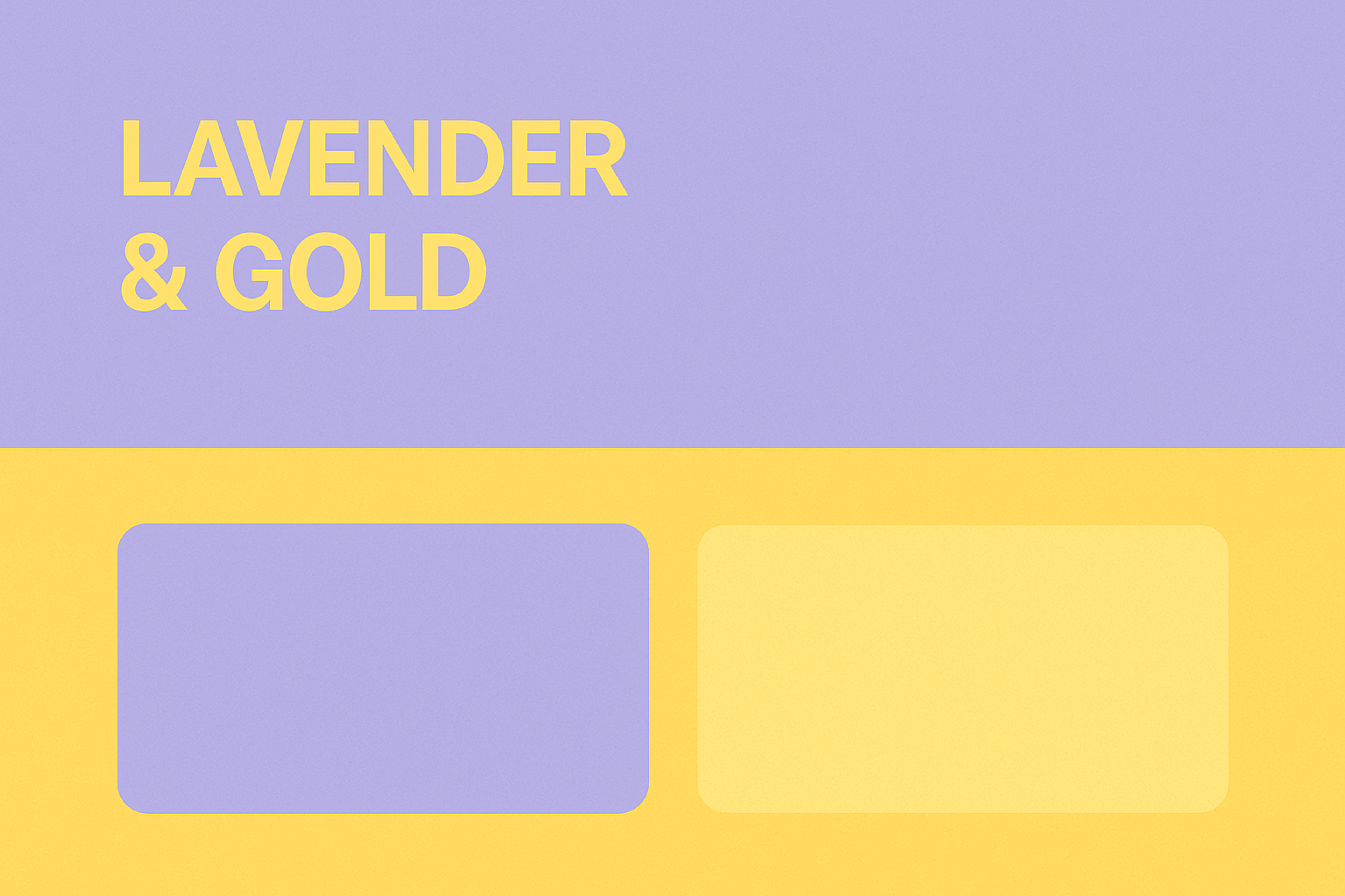 Lavender & Gold