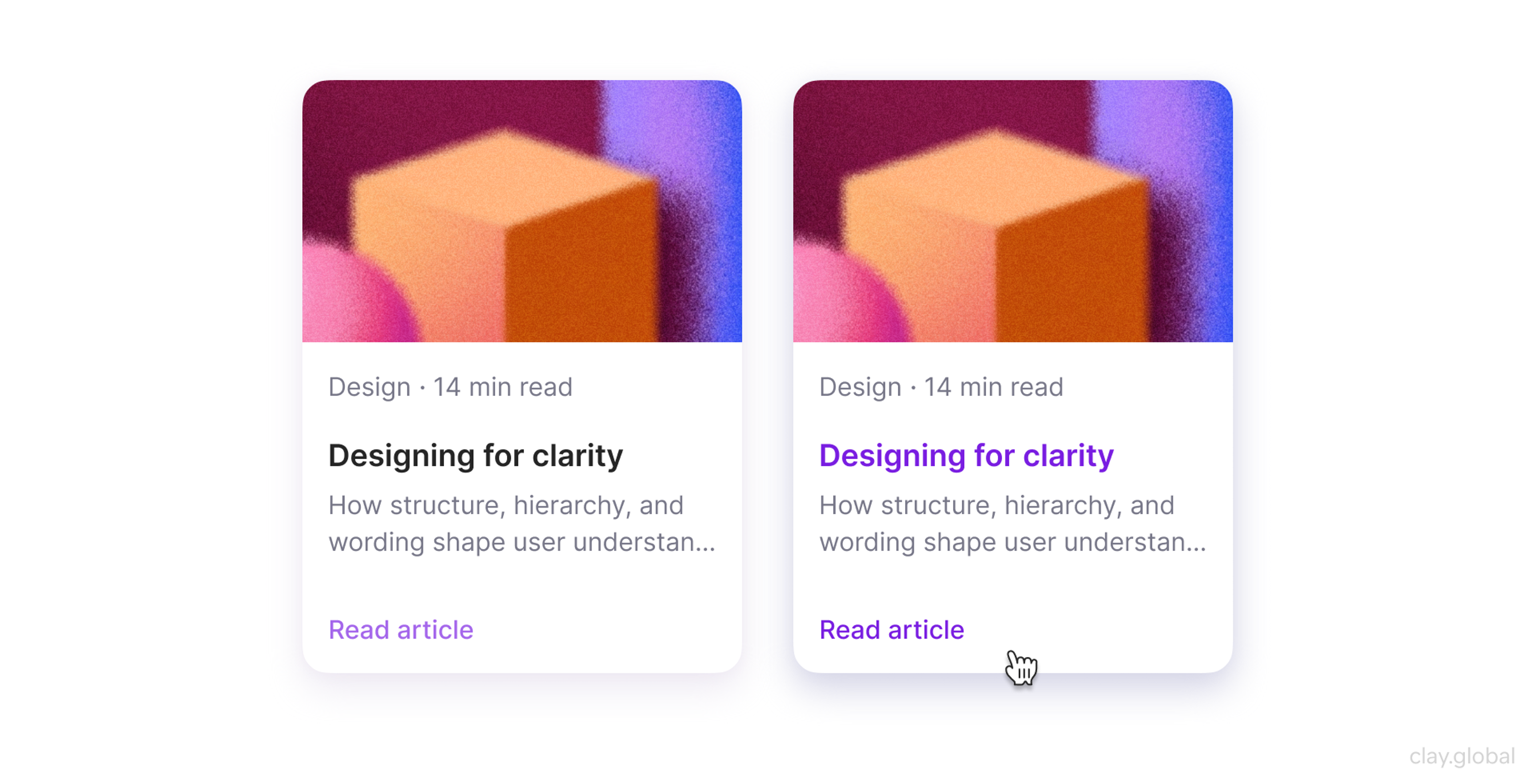 Cards in UI