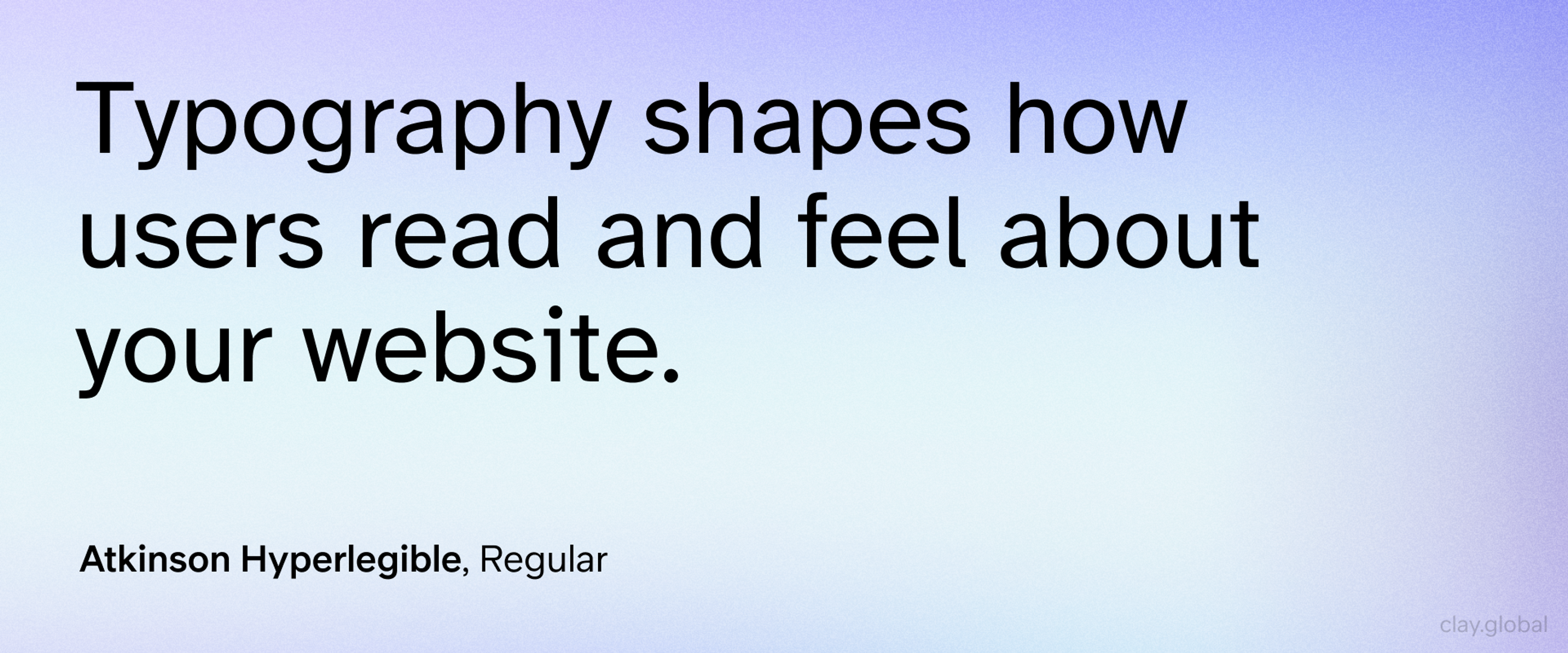 Accessible Font Example