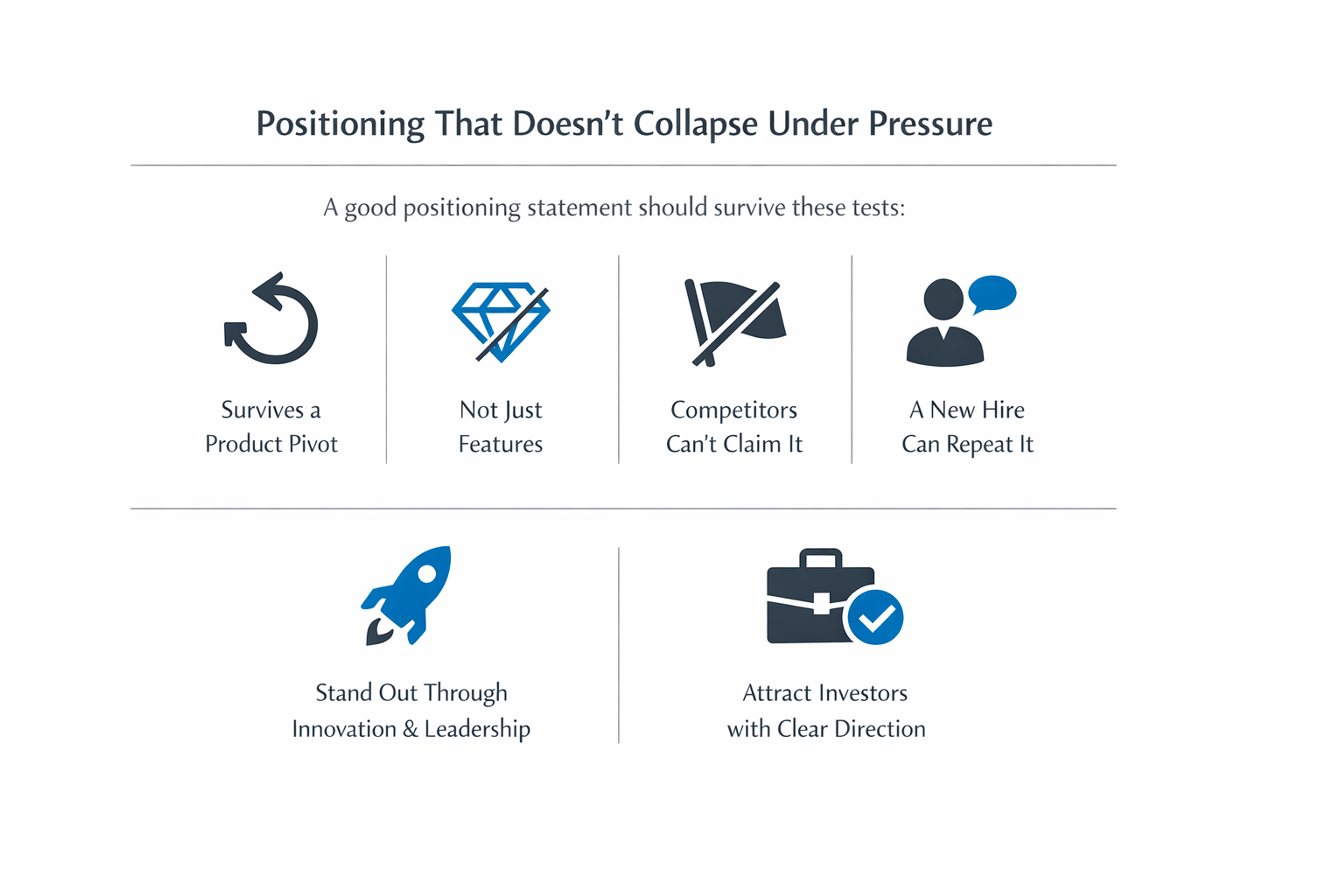 Positioning That Doesn't Collapse Under Pressure
