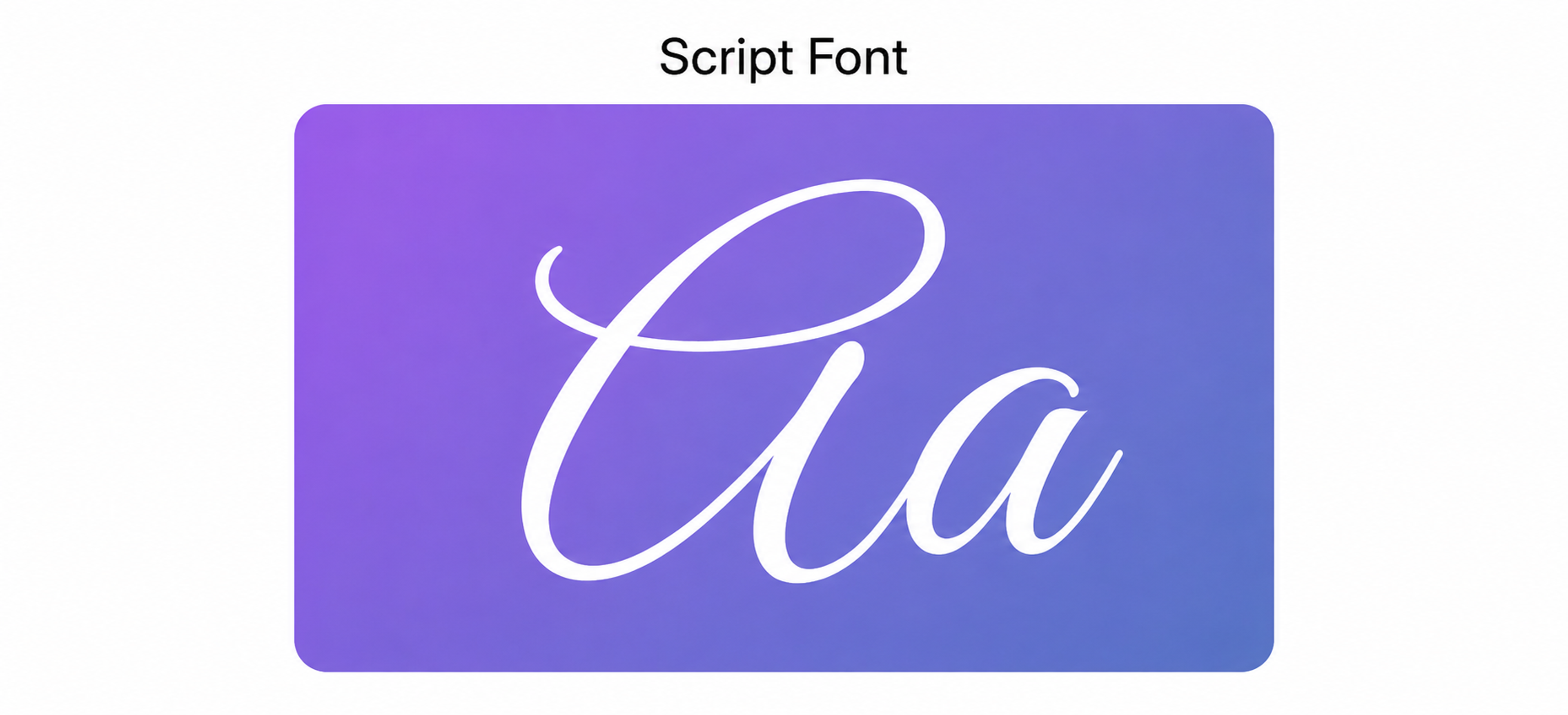 Script Font Example in Great Vibes