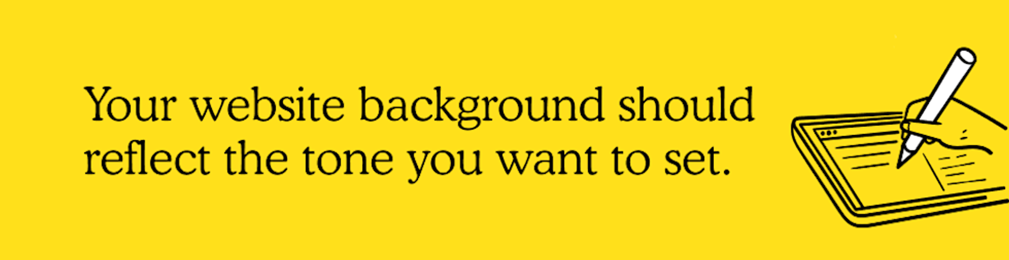 Quote about website backgrounds