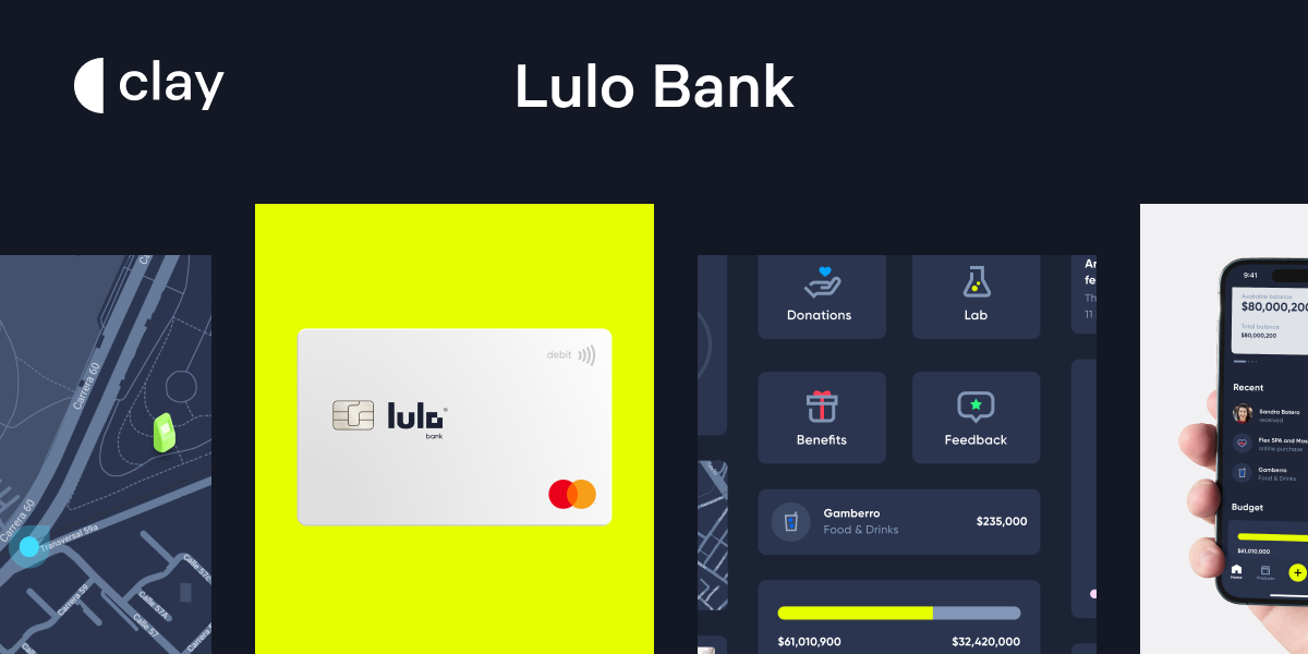 Lulo App Lulo Bank mobile app design | Clay