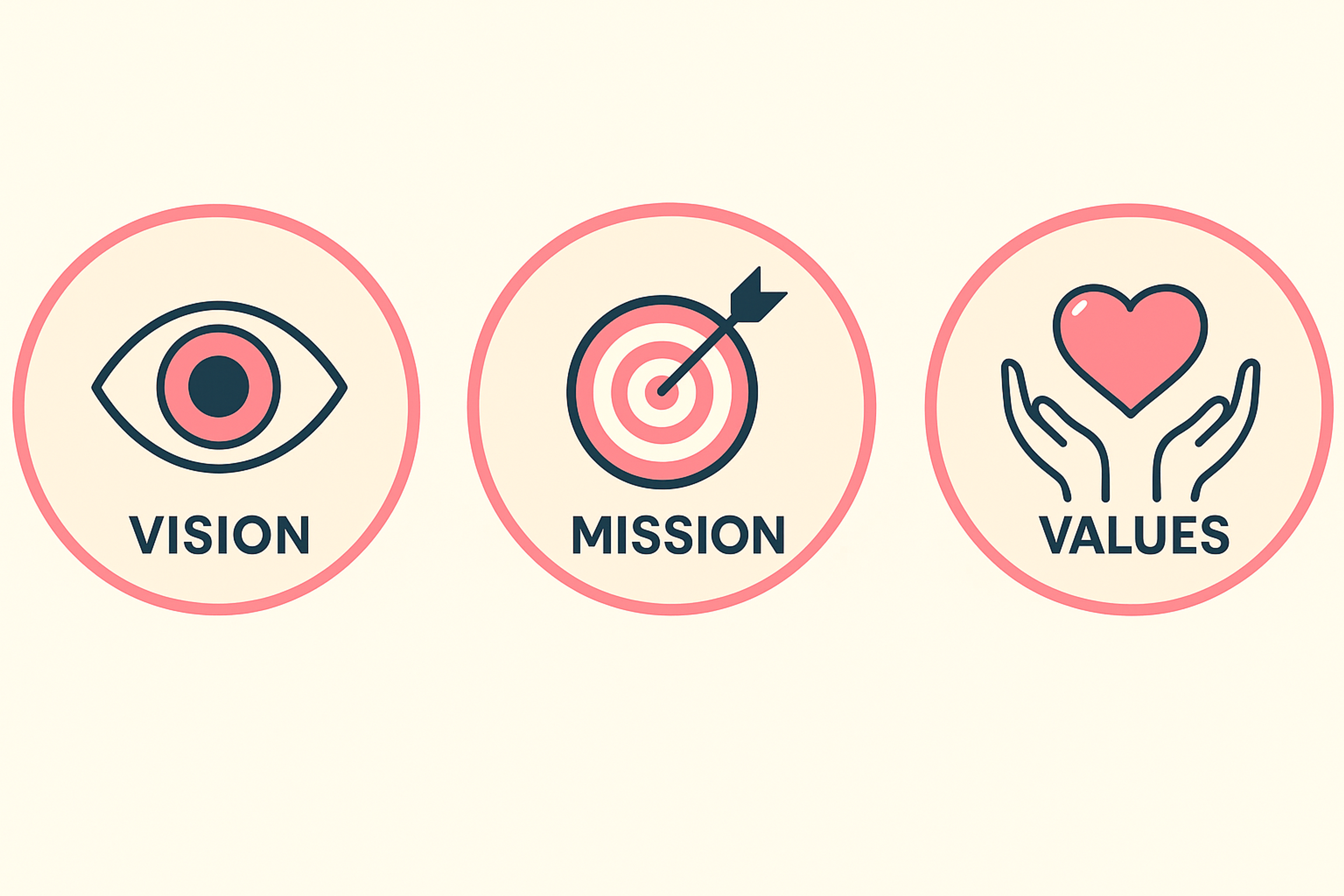 vision vs mission vs values