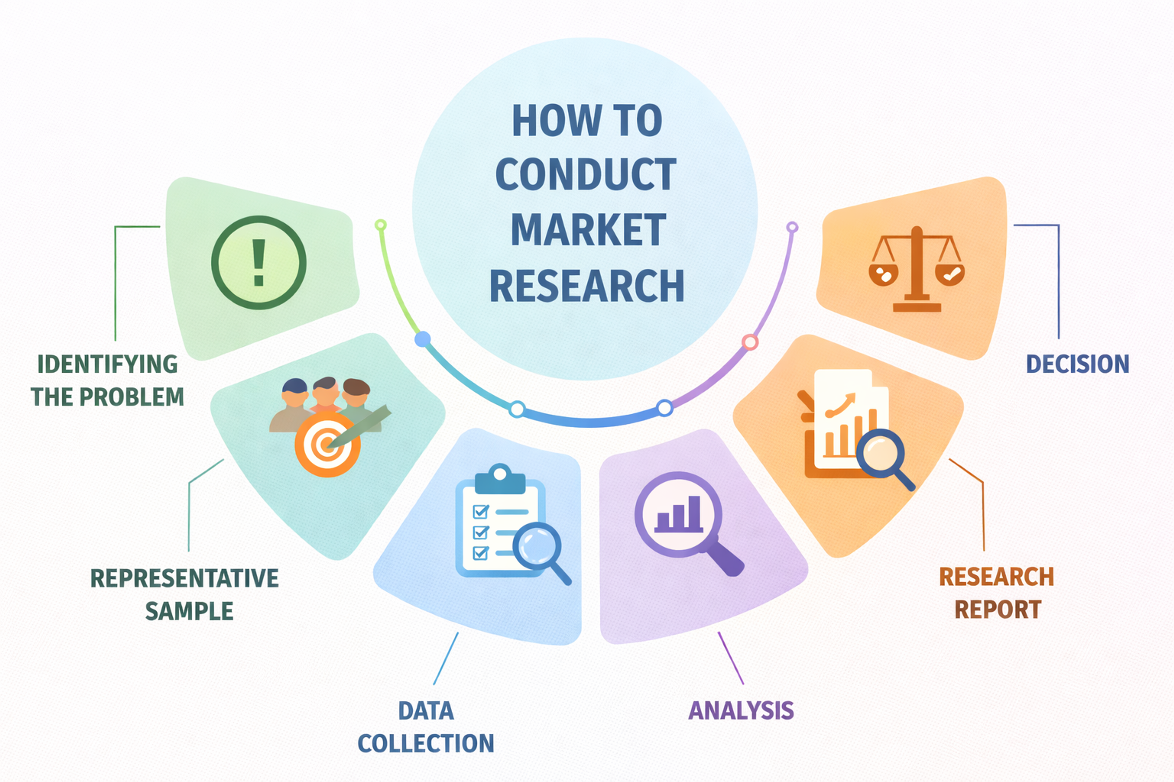 Graph on how to conduct market research