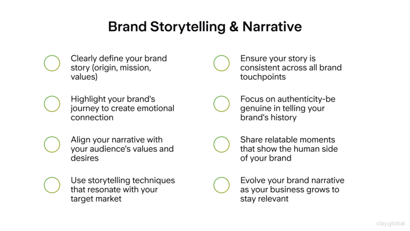 Crafting a Compelling Brand Story: Best Tips & Insights | Clay