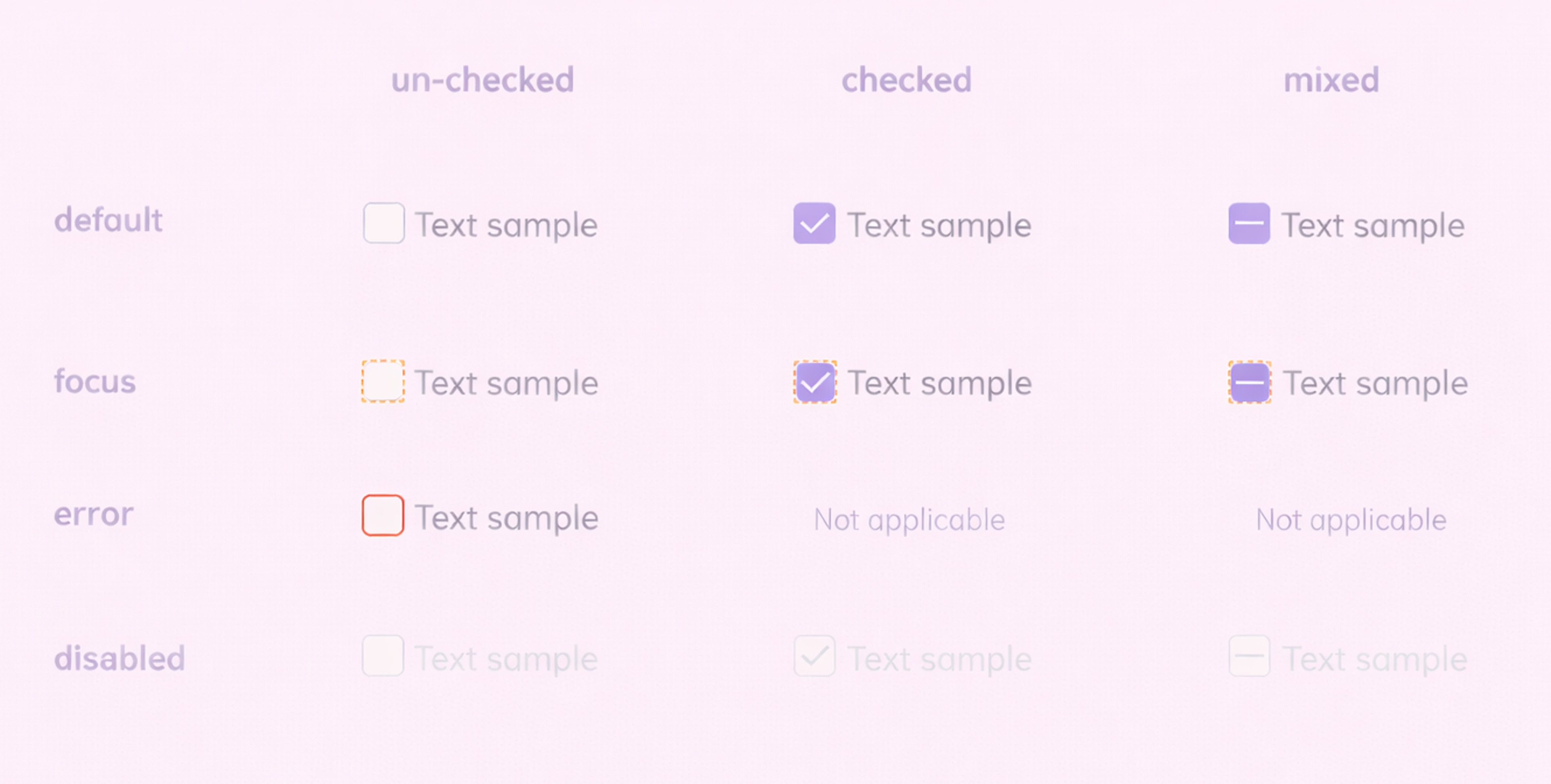 Checkboxes 
