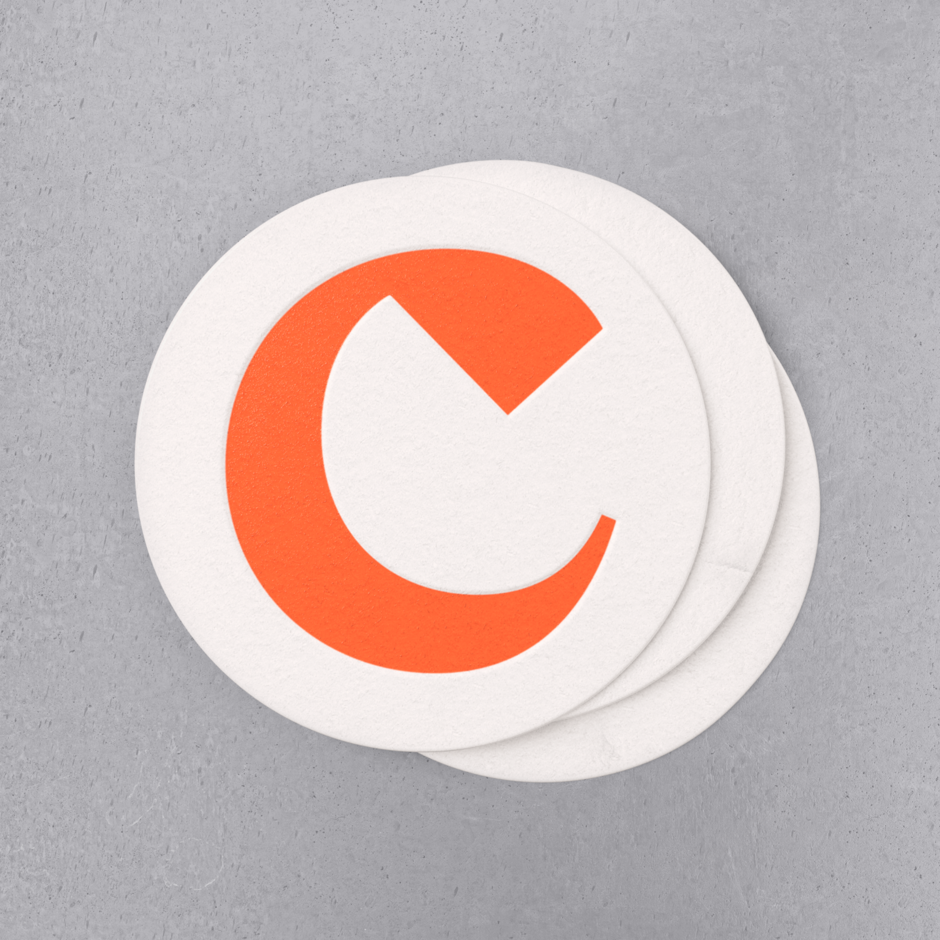 CafePay logo on a coaster