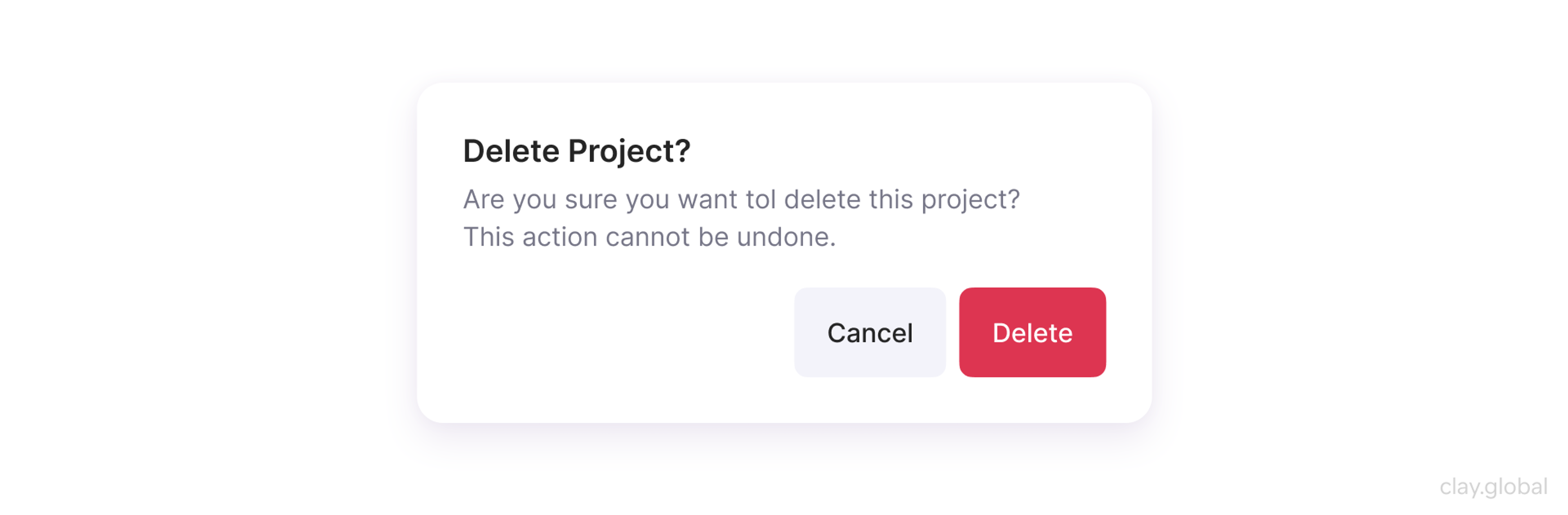 Modals in UI