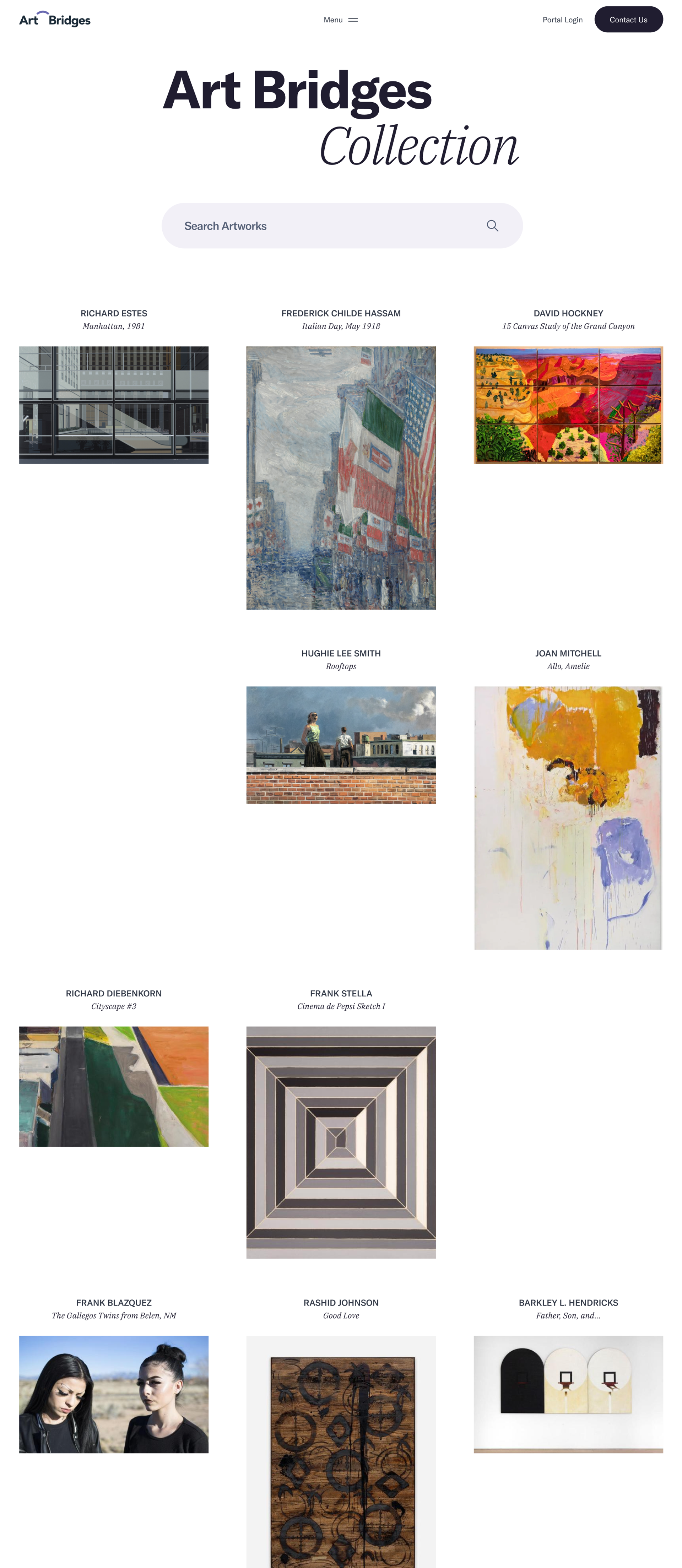 Art Bridges Foundation Website Redesign | Clay