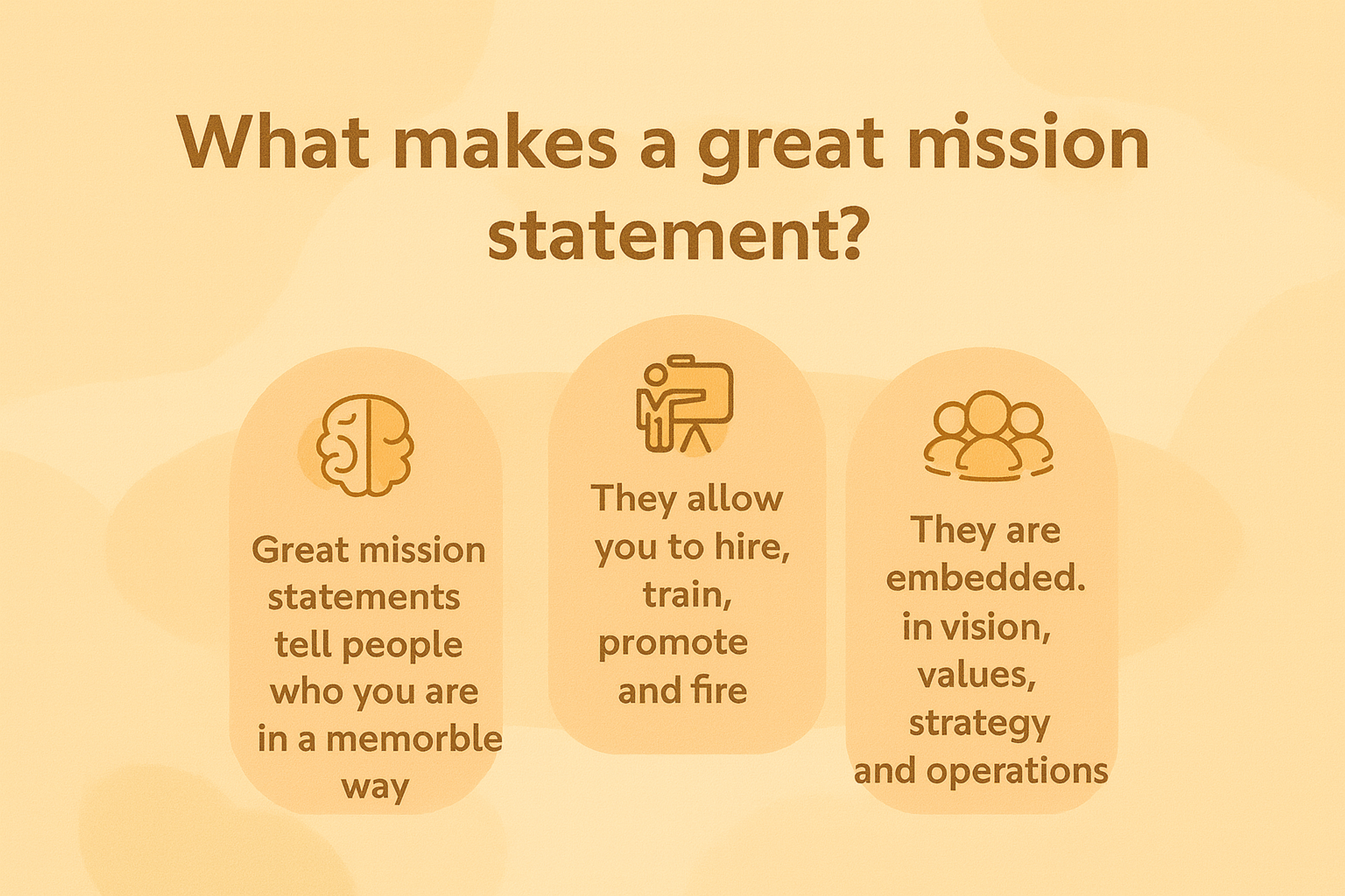 what makes a great mission statement