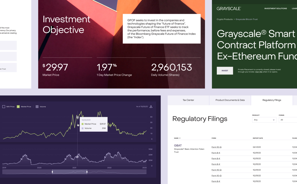 Grayscale web redesign & design system | Clay