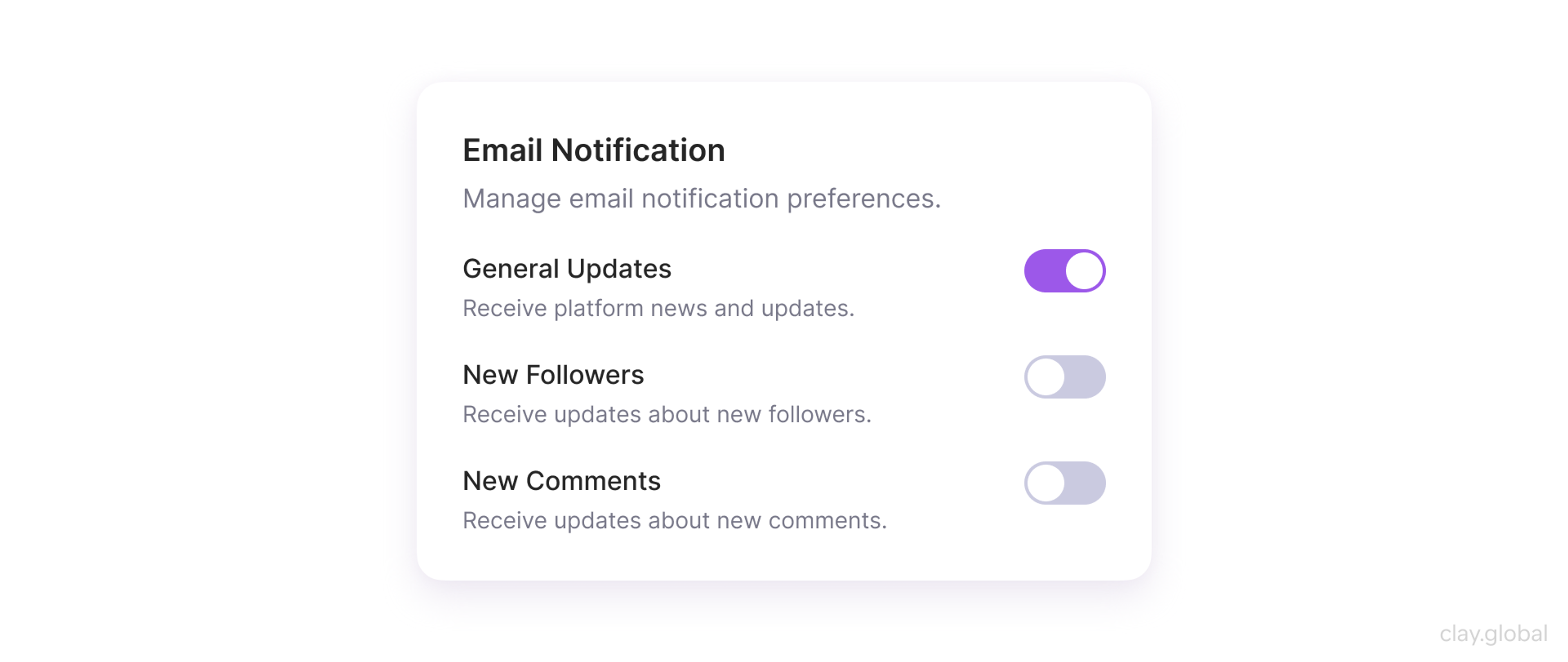 Toggle Switches in UI