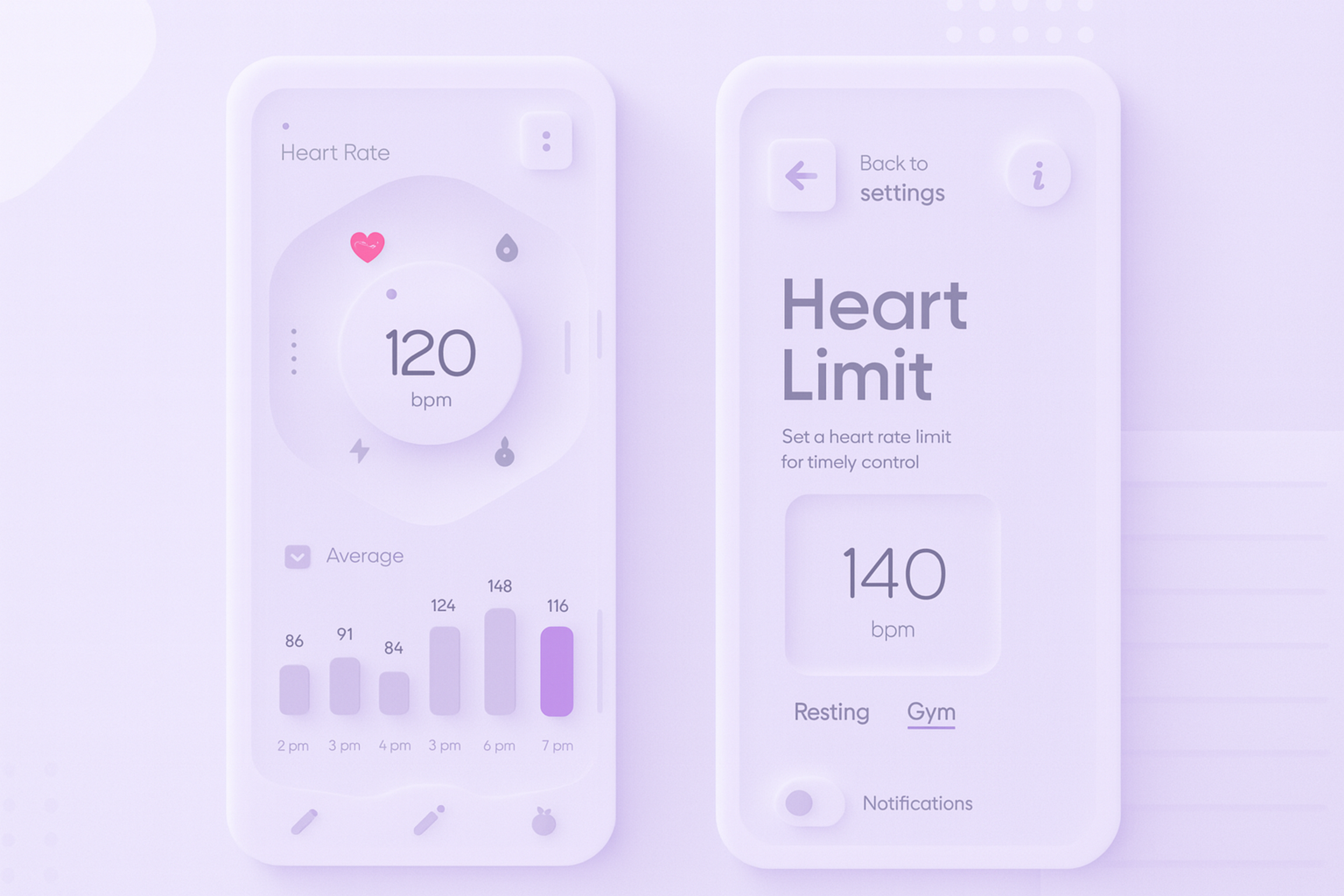 neomorphism ui example