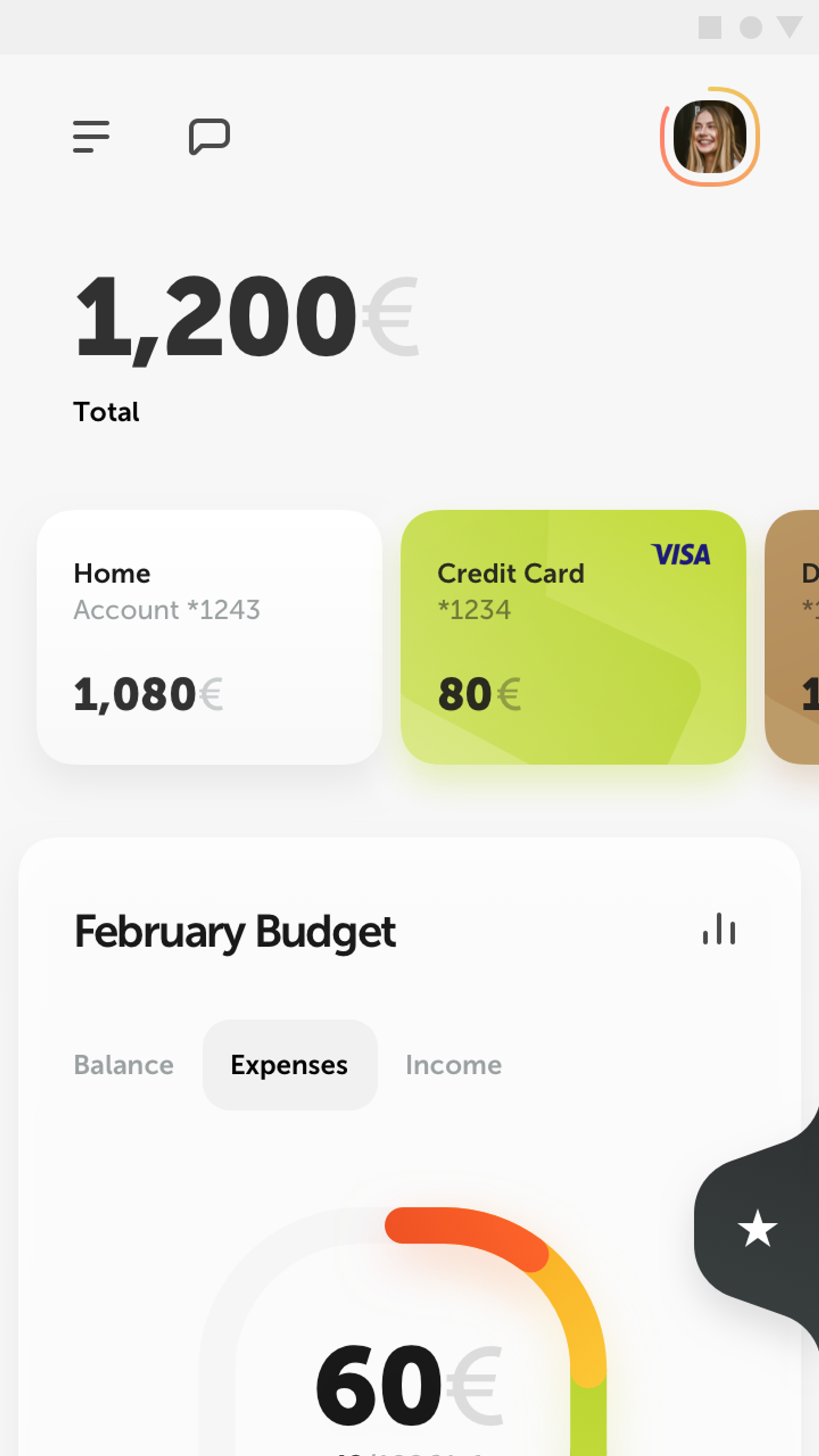 Interactive prototype made with InVision