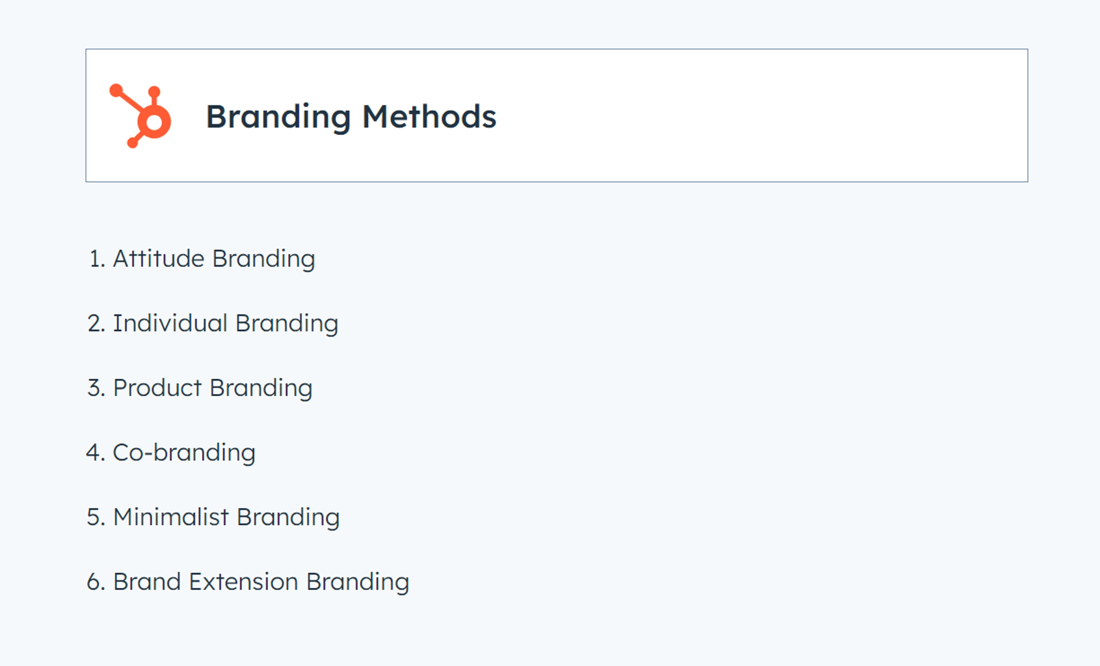 List of branding methods