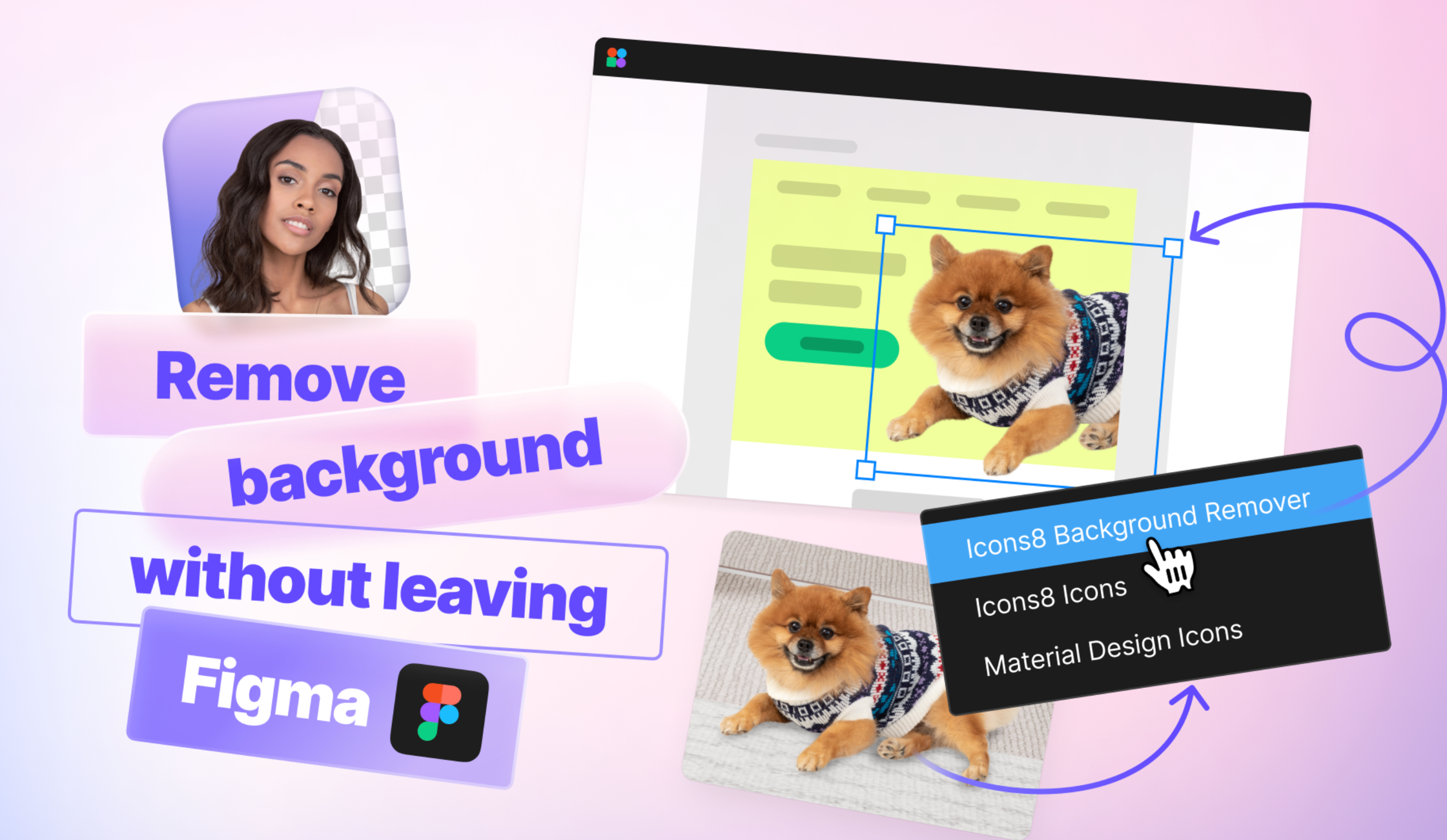 Icons8 Background Remover (Figma AI Integration)