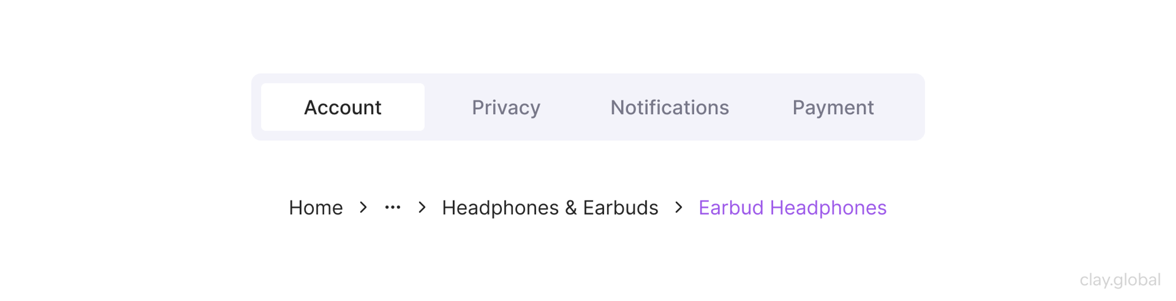 Breadcrumbs in UI