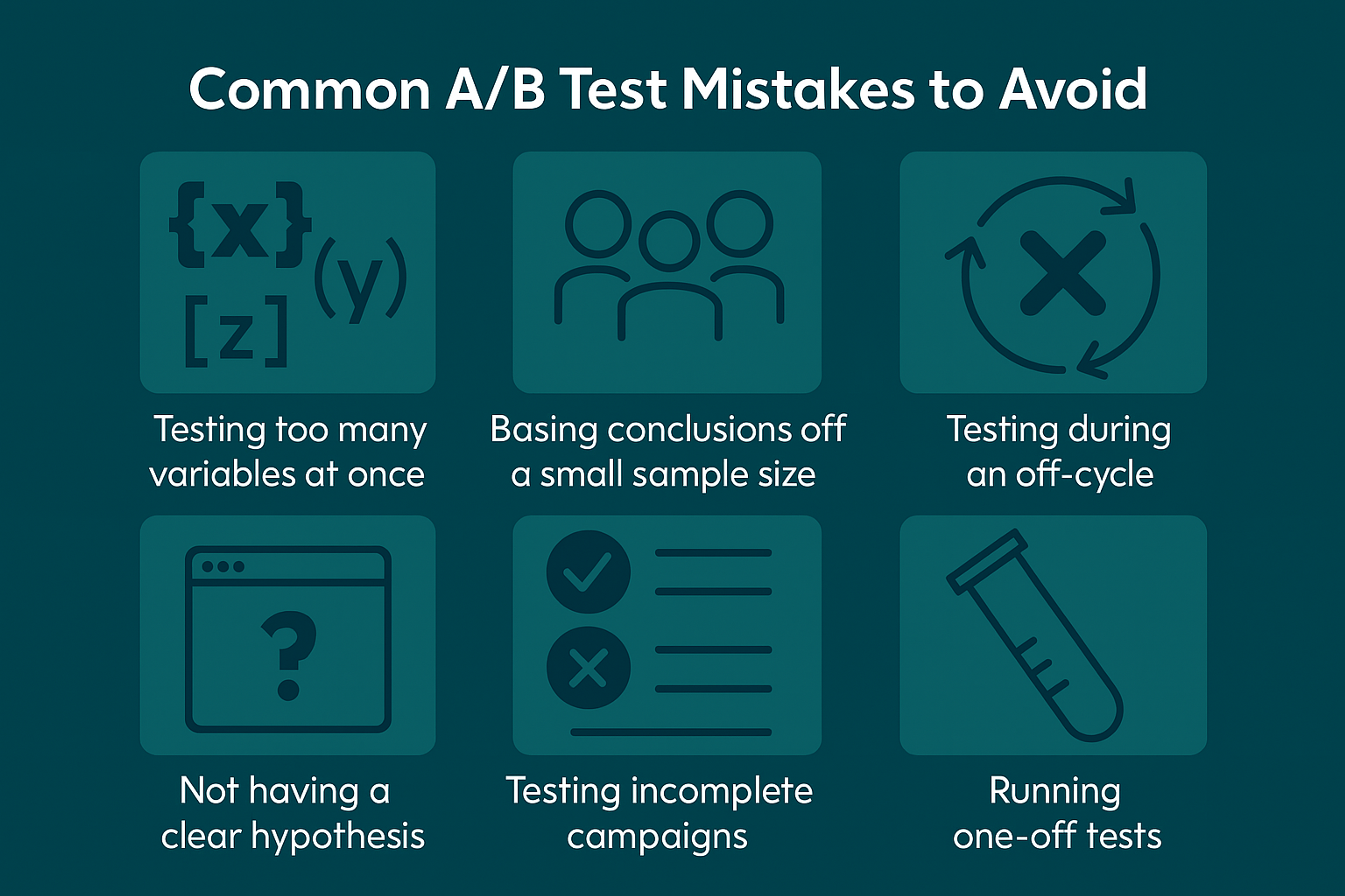 A/B Testing Mistakes to Avoid