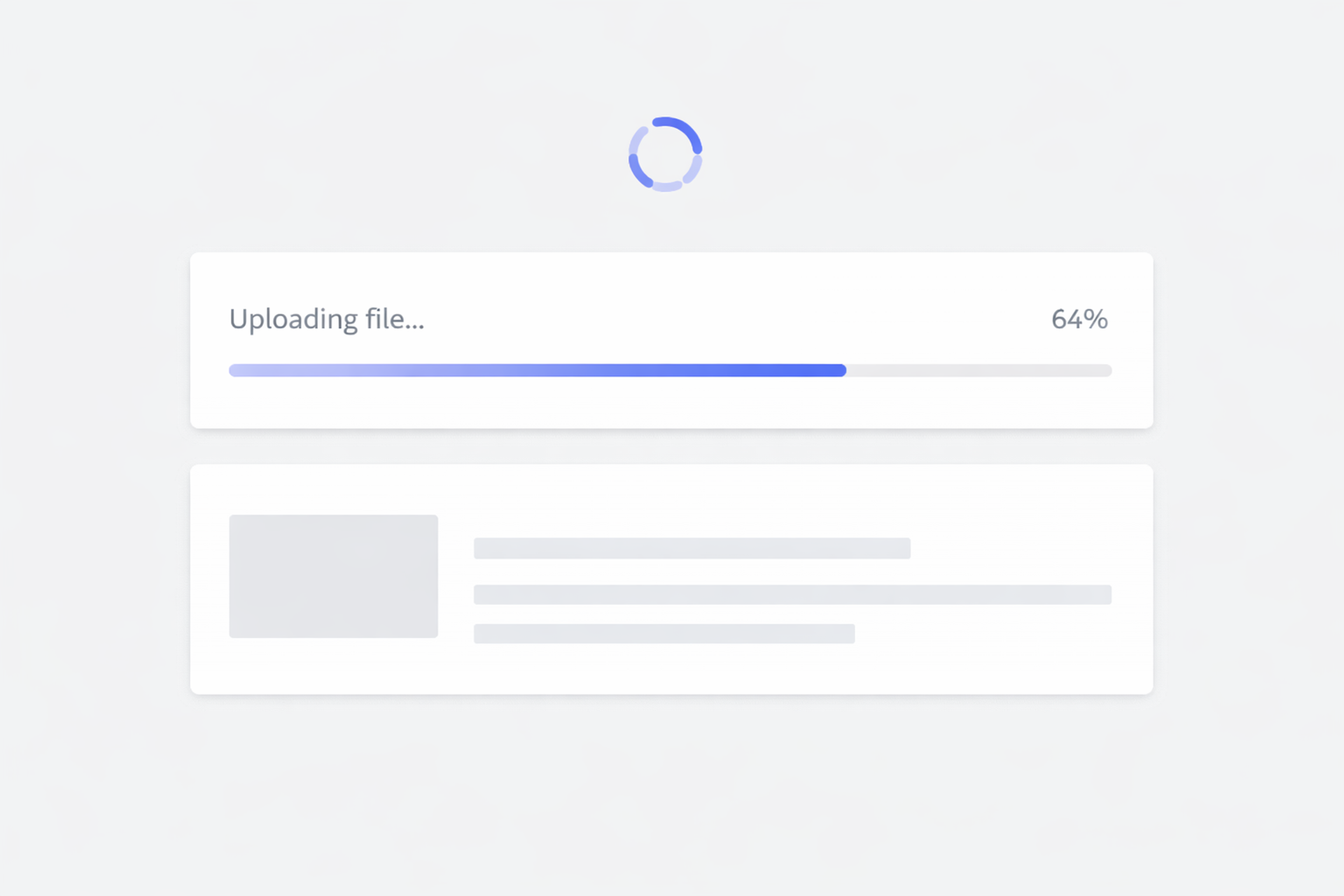 Progress Indicators in UI