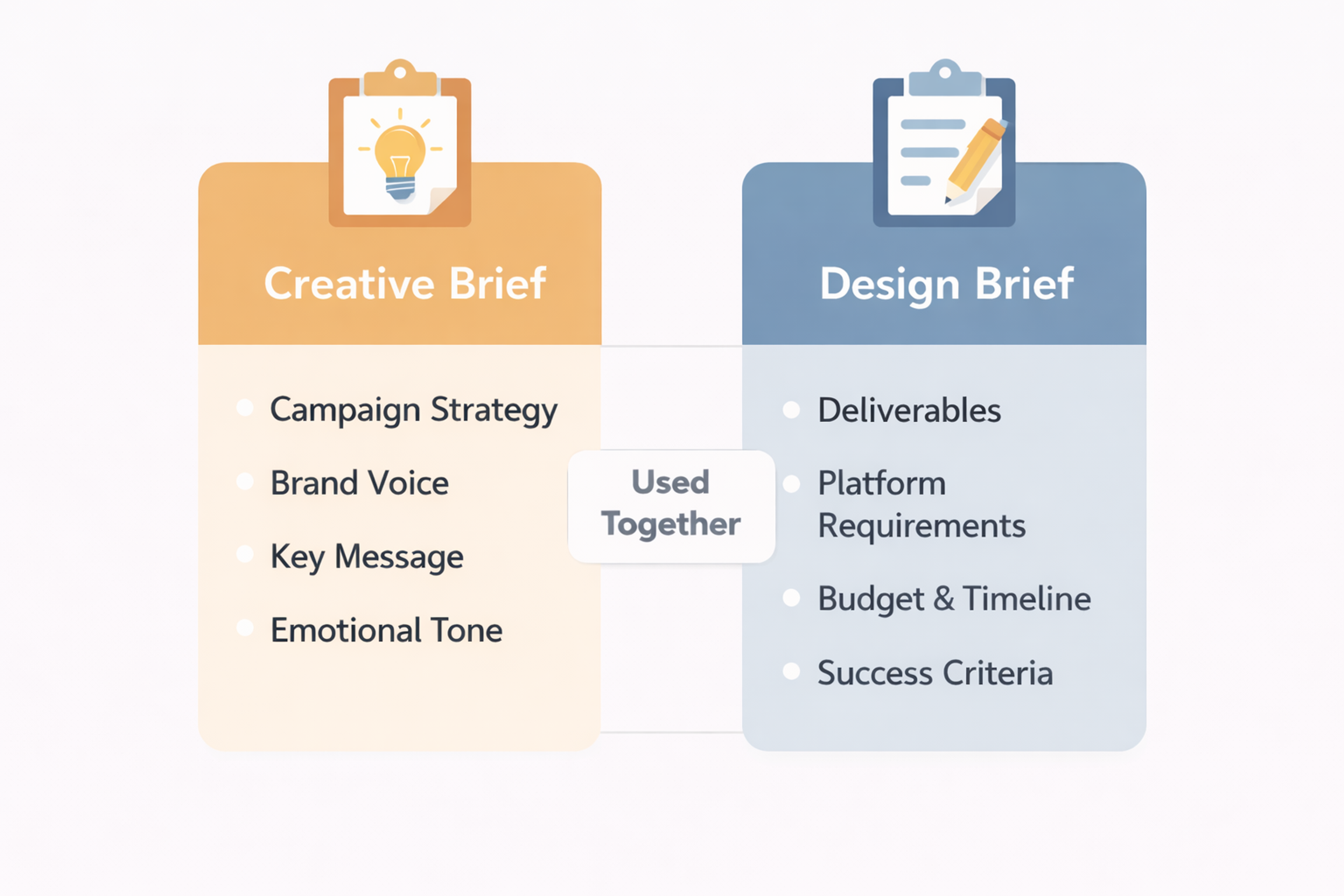 Design Brief vs Creative Brief