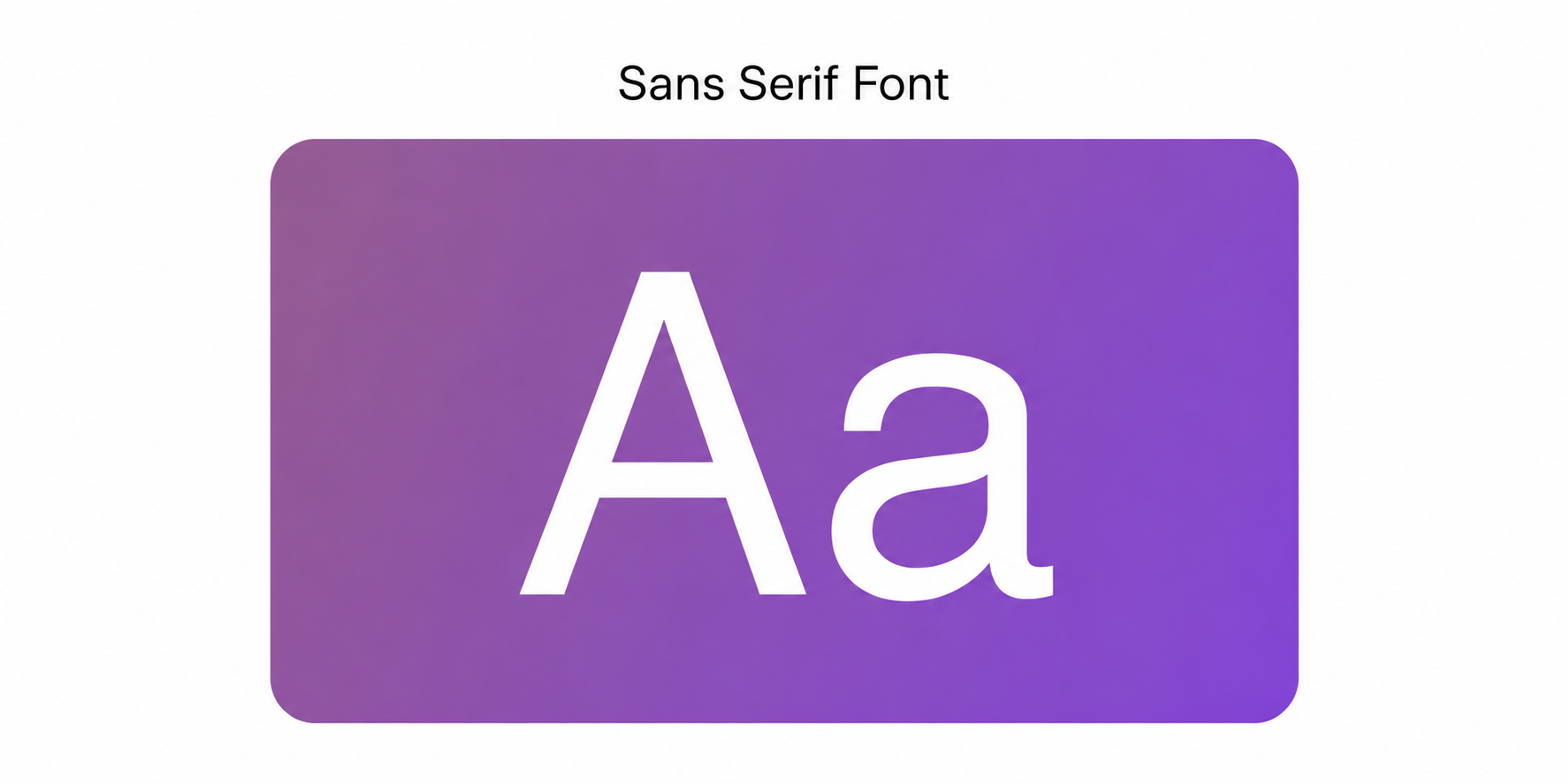Sans-serif Font Example in Helvetica