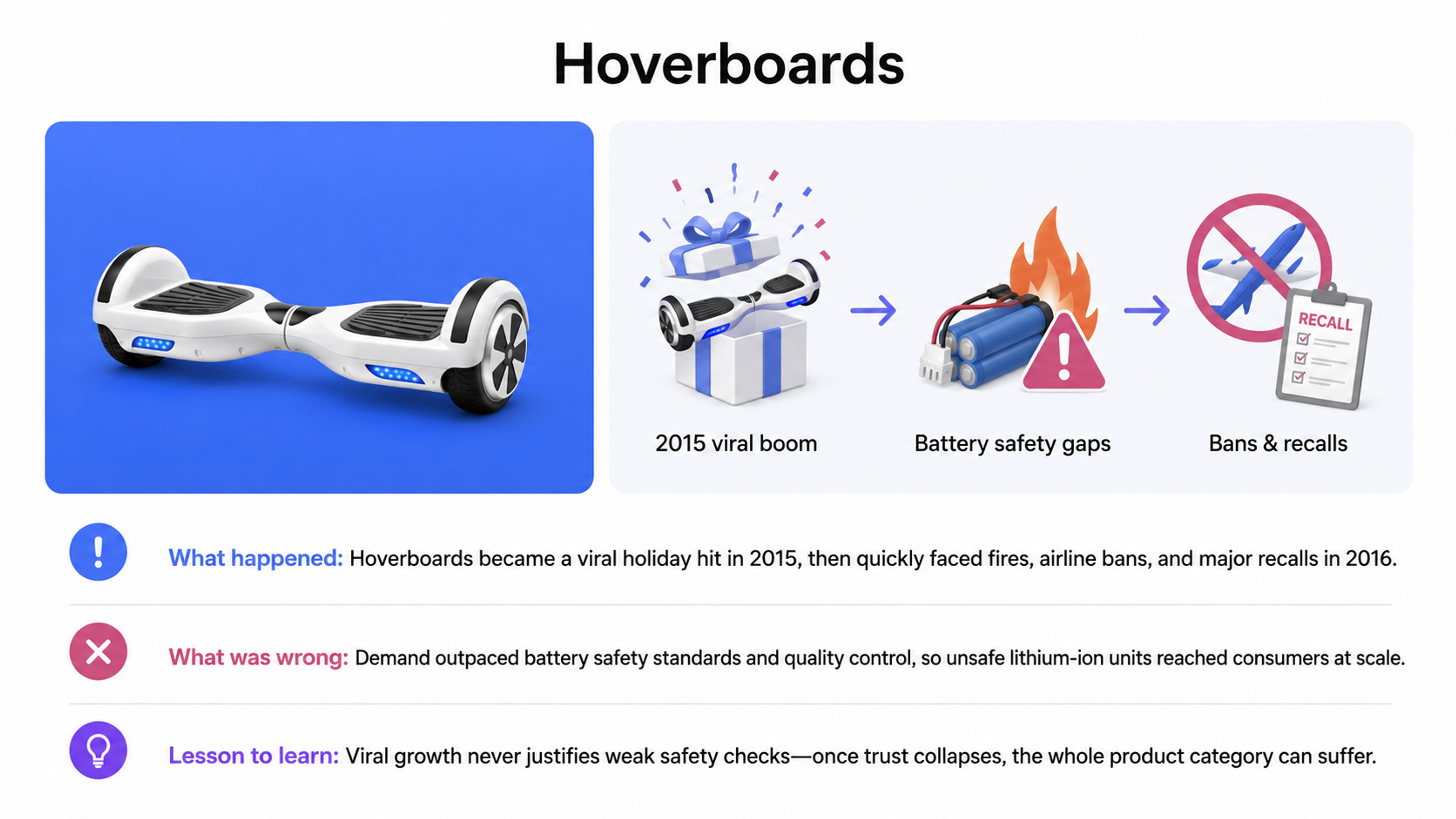 Hoverboards' Viral Product Failure
