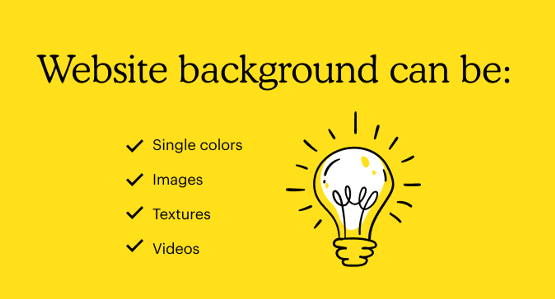 Types of web backgrounds