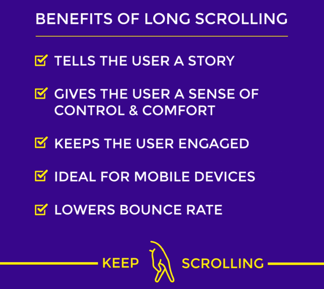 Long-Scrolling Website Design: Balancing Aesthetics and Functionality ...
