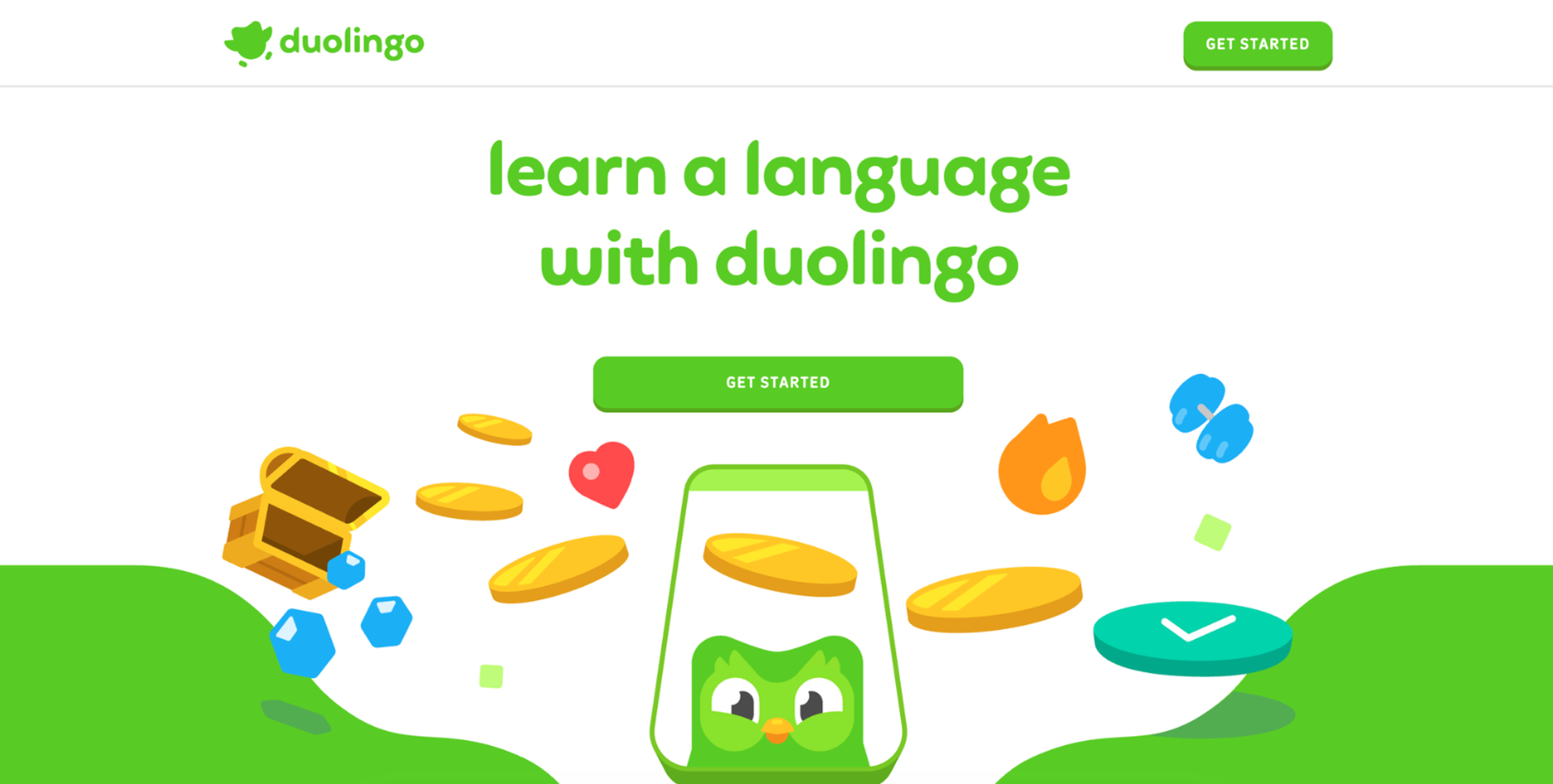 Duolingo Skeuomorphic Interface Design