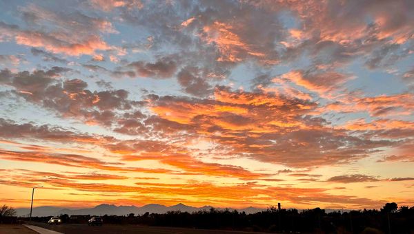 The Majestic Sunsets of Ridgecrest, CA