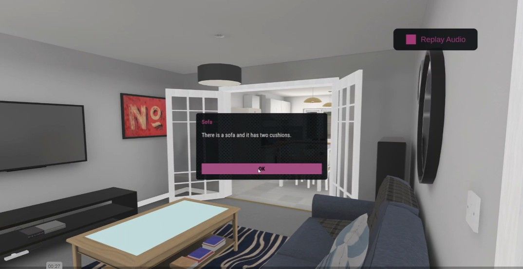 Using descriptive vocabulary to talk about a house and garden