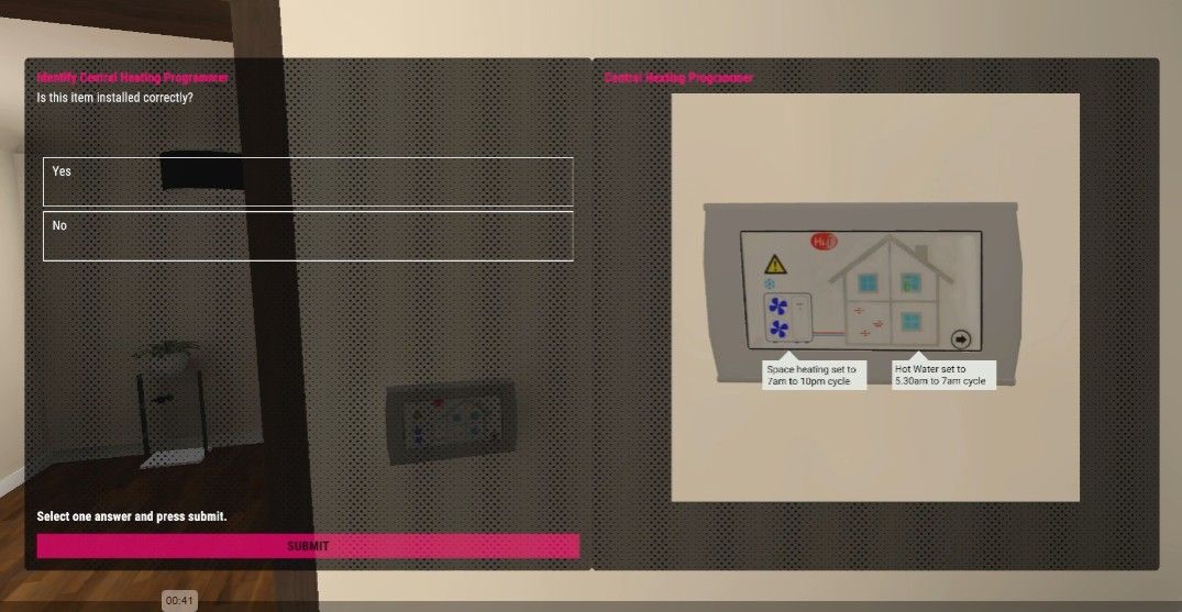 Air source heat pump system installation inspection