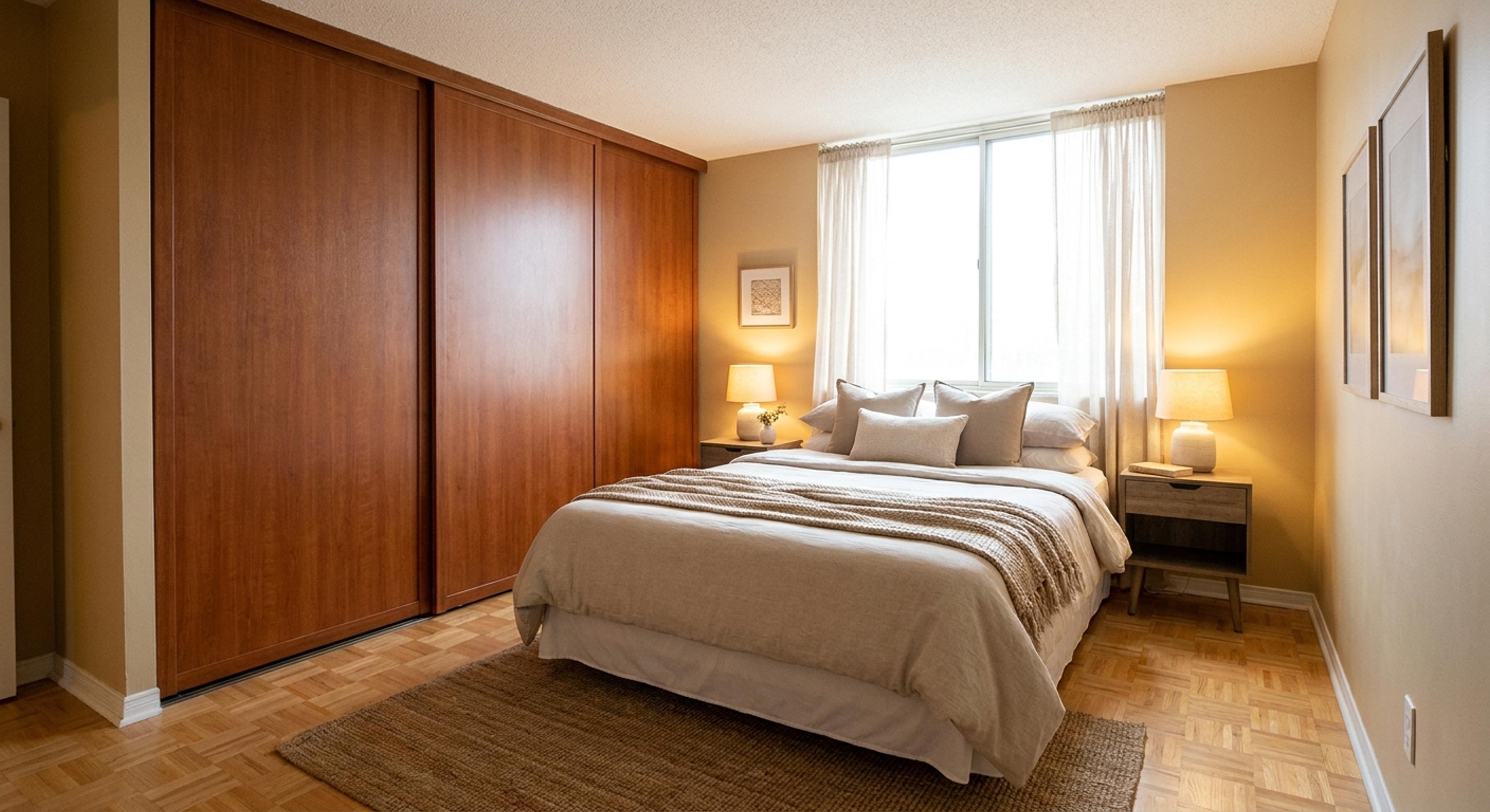 Dormitorio principal en suite con placard amplio