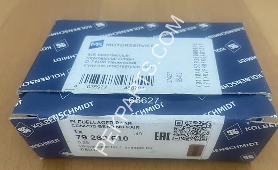 Big End Bearing 0,25 Oversized — part no 79269610