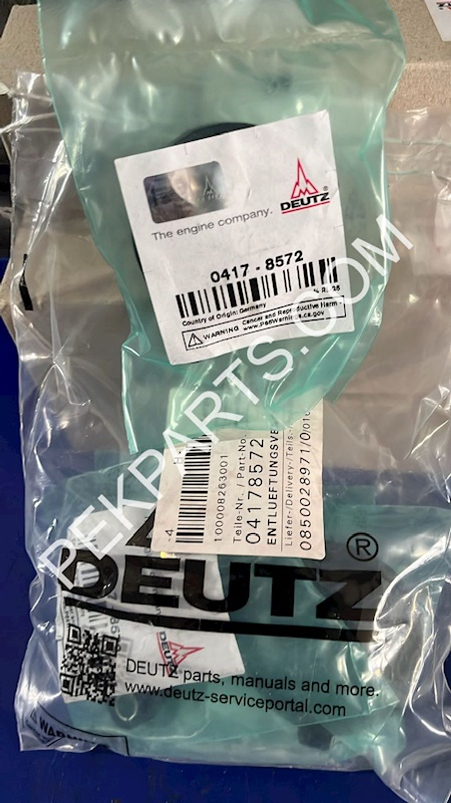 Breather Valve — part no 04178572