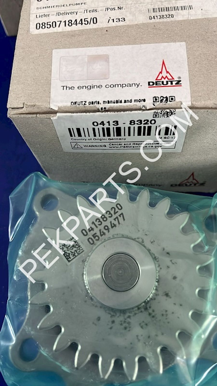 Lubricating Oil Pump — part no 04138320