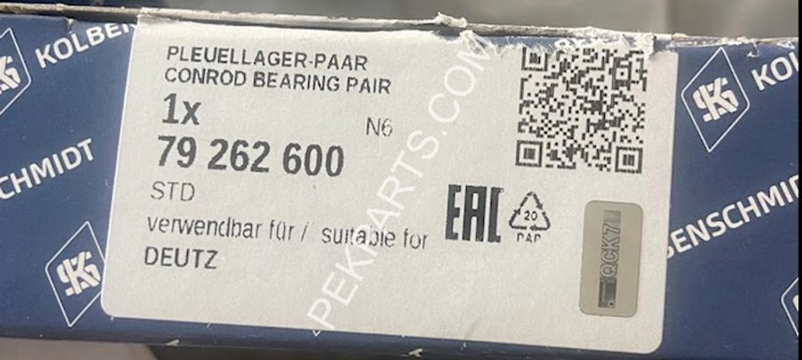 Conrod Bearing — part no 79262600