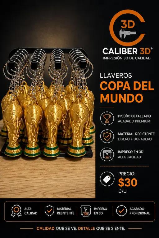 Llaveros Copa del Mundo en cantidad