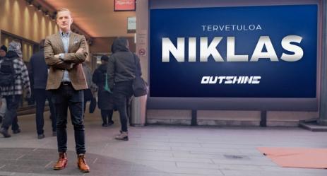 Niklas Ahrnberg vahvistaa Outshinen myyntitiimiä Niklas Ahrnberg vahvistaa Outshinen myyntitiimiä