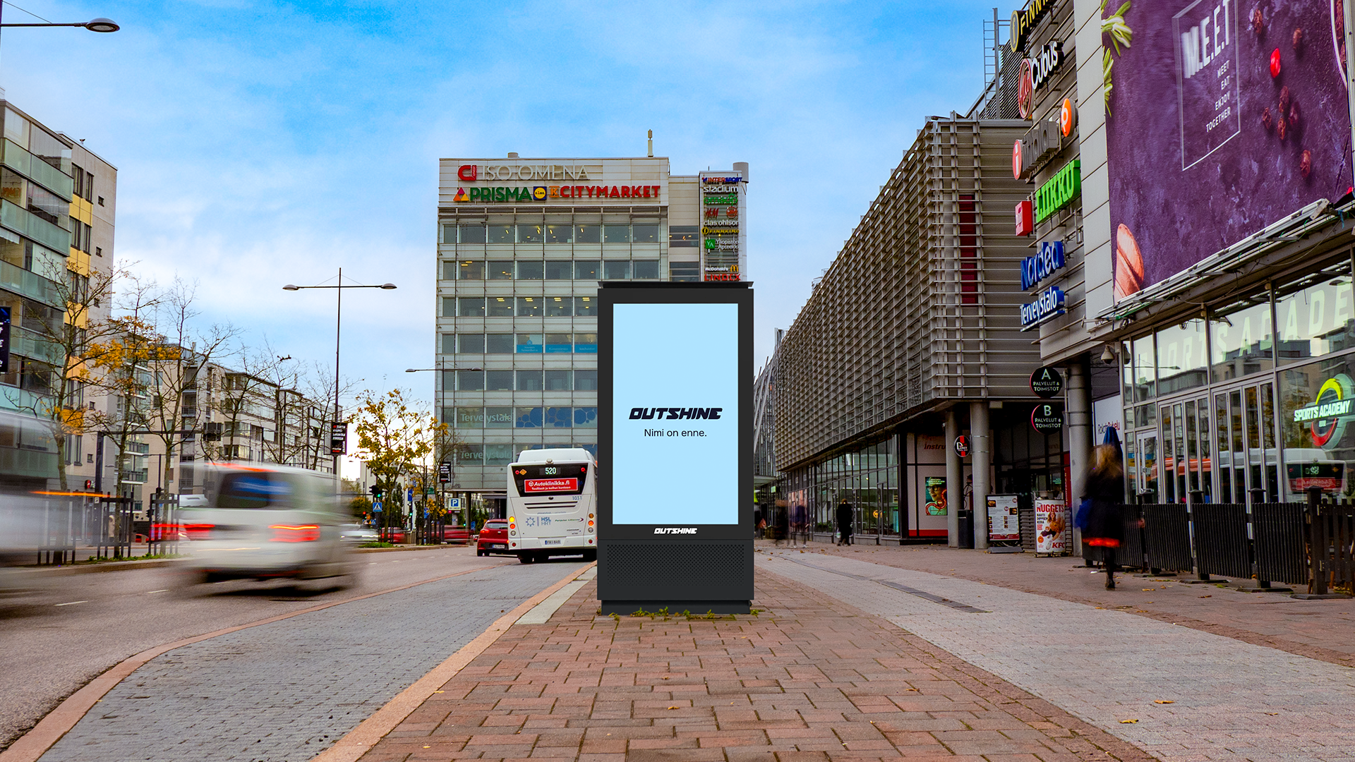 Outshine Wins Espoo’s Street Advertising Tender